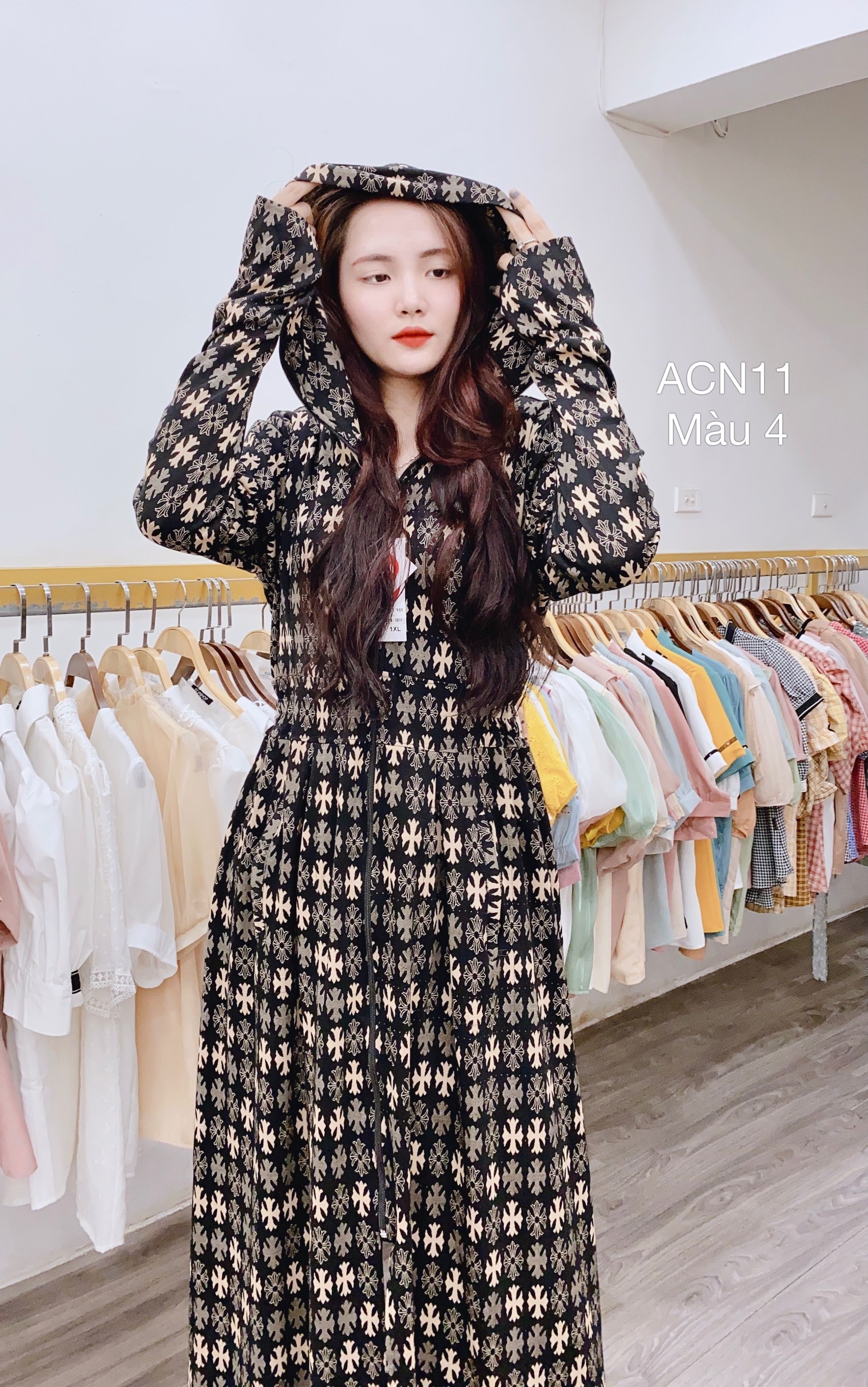 ACN11 áo chồng nắng cotton lạnh