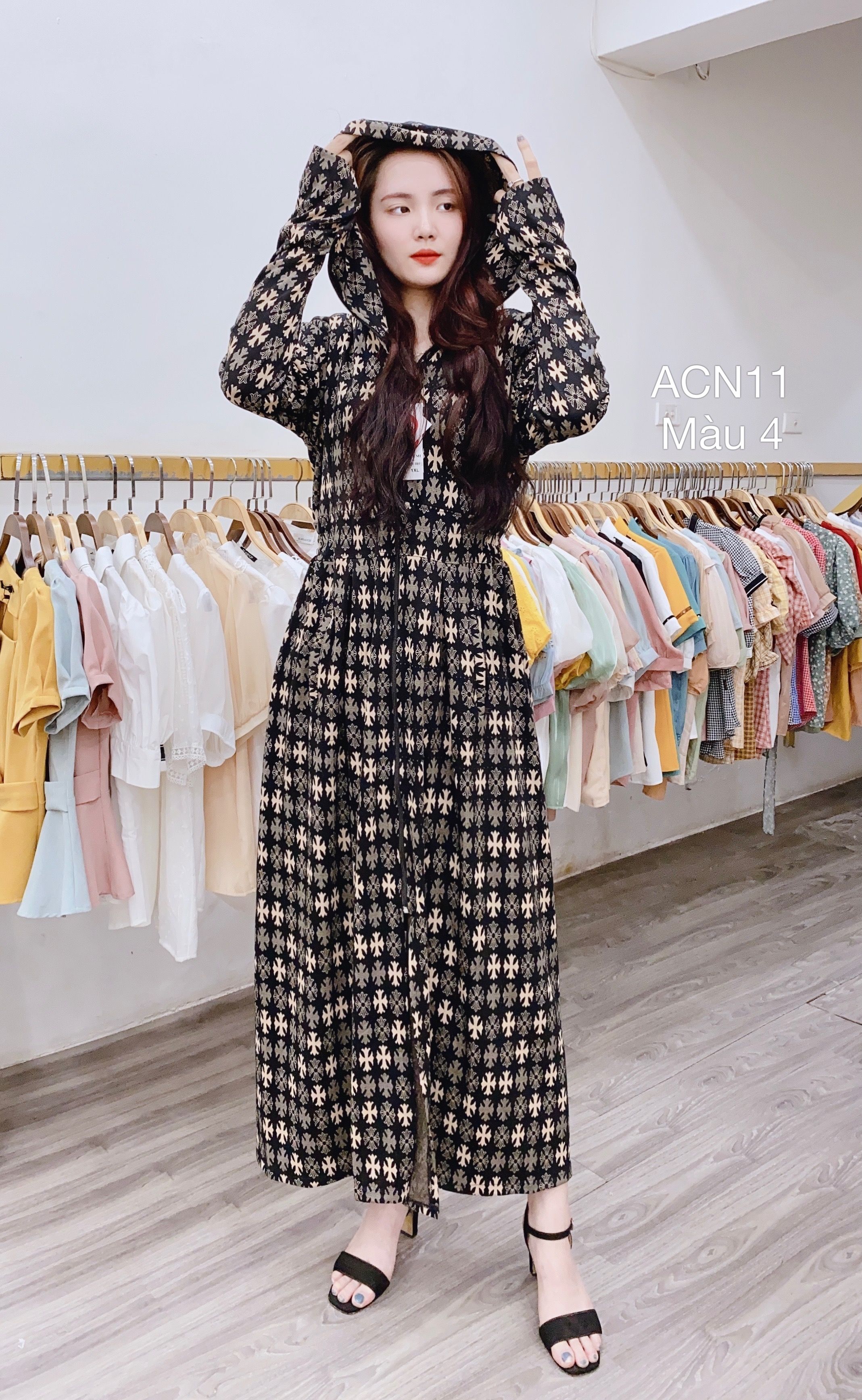 ACN11 áo chồng nắng cotton lạnh