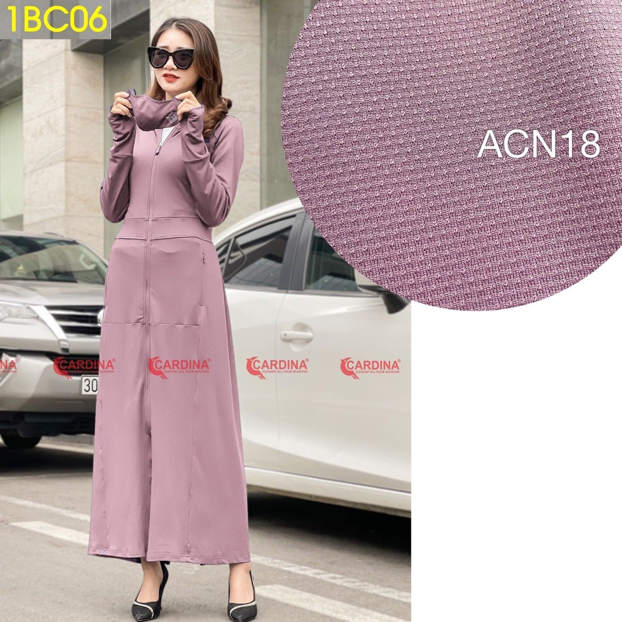 ACN18 áo choàng nắng Cadina