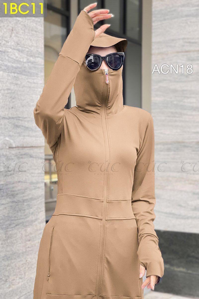 ACN18 áo choàng nắng Cadina - màu 11 - L