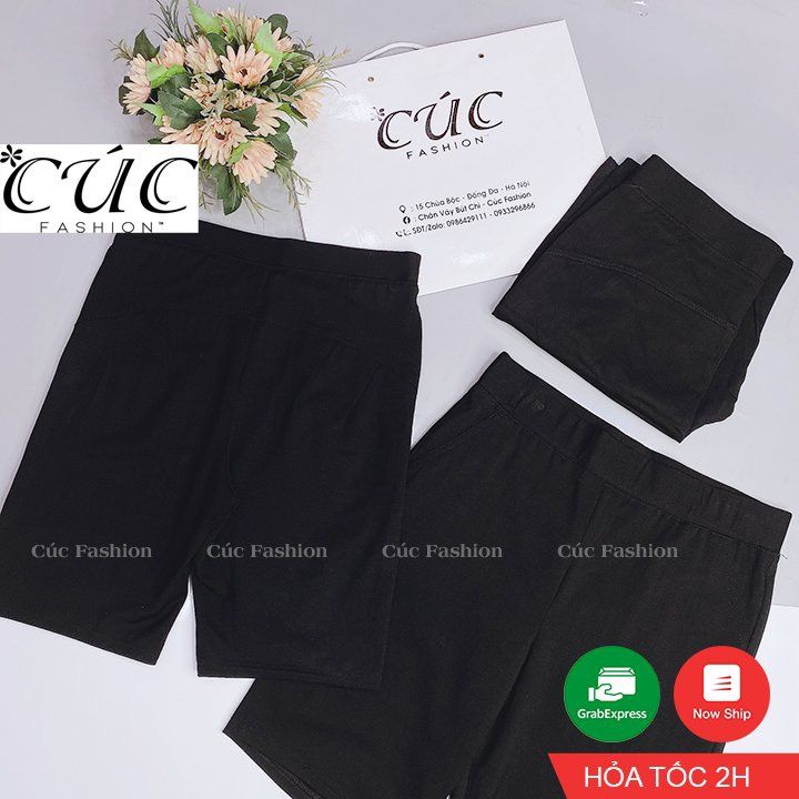 QL05 Quần Legging Lửng Đùi Ngố Có Túi