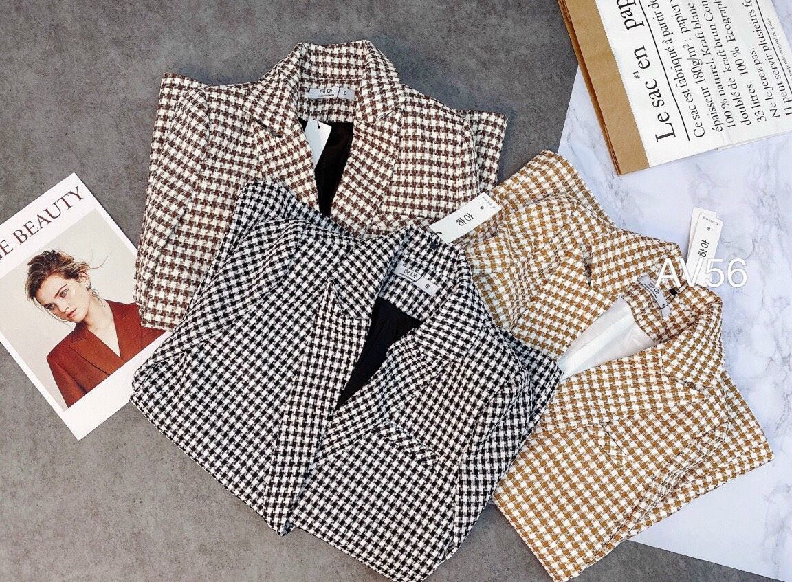 AV56 áo dạ baler rích rắc