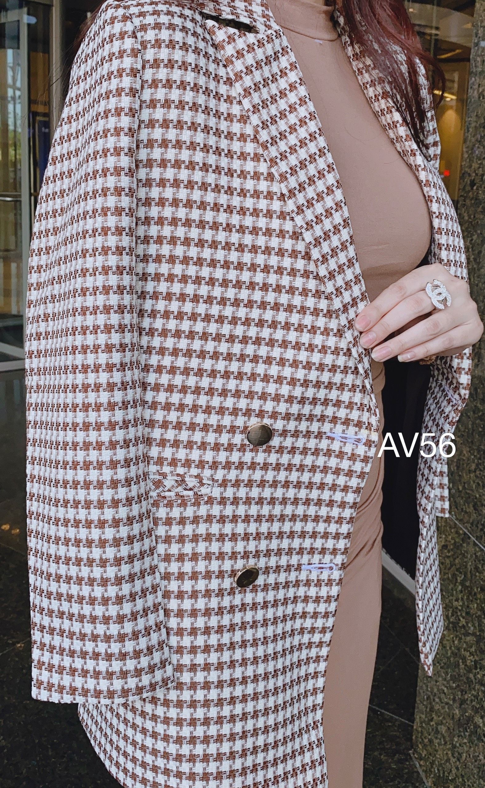 AV56 áo dạ baler rích rắc