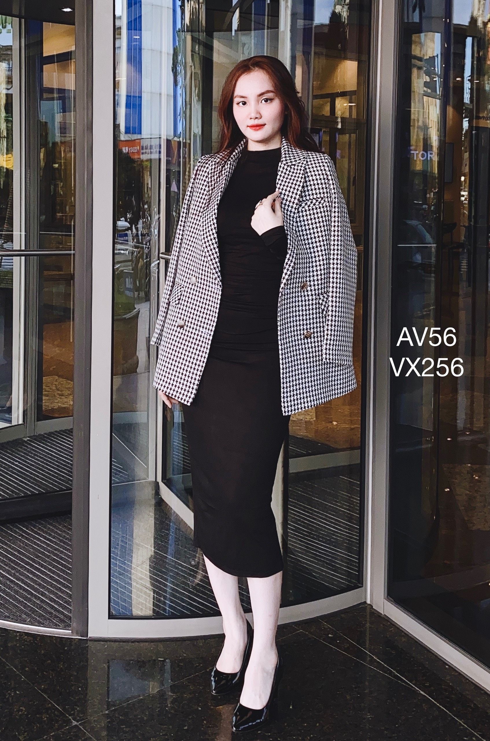 AV56 áo dạ baler rích rắc