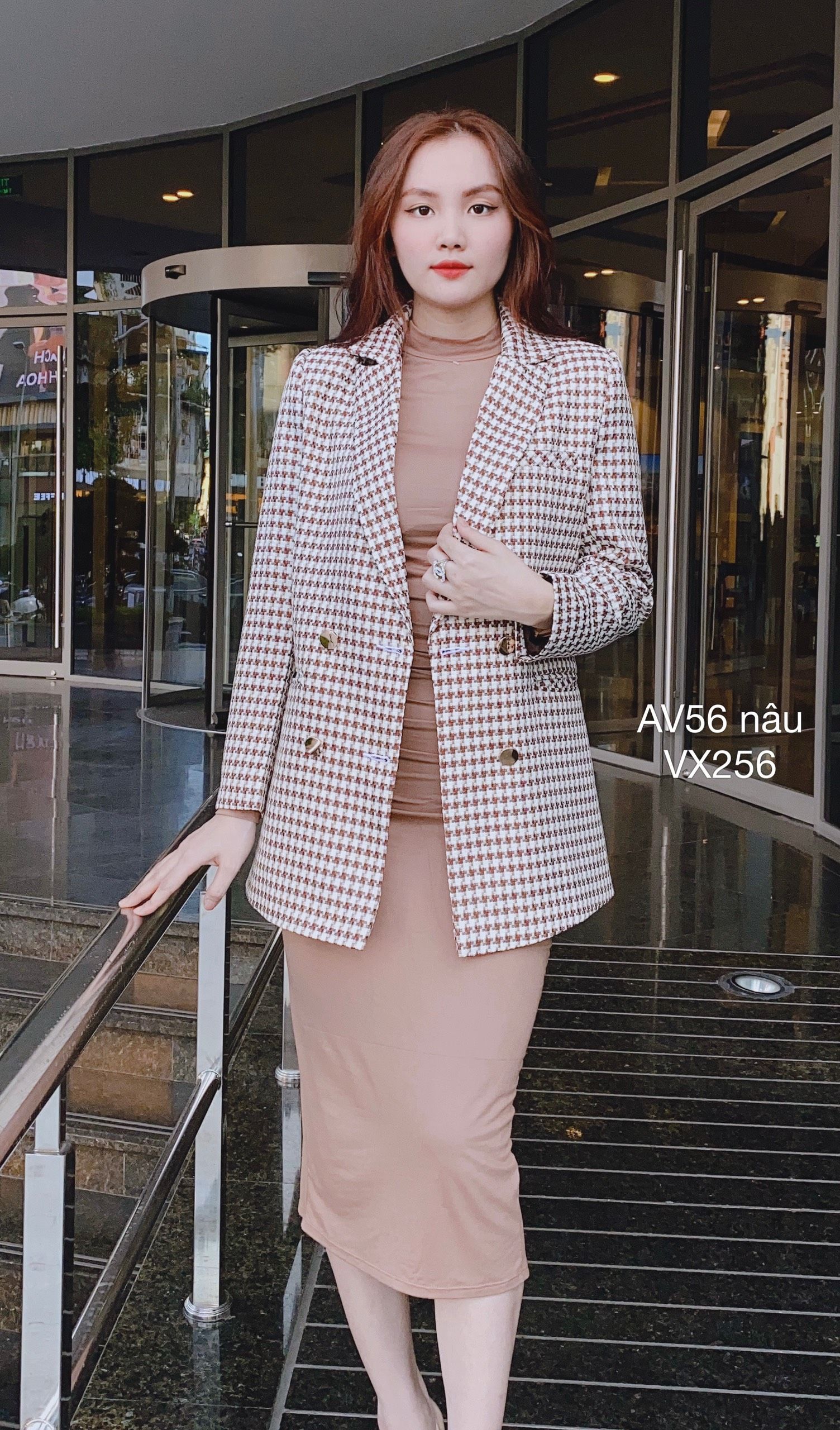 AV56 áo dạ baler rích rắc