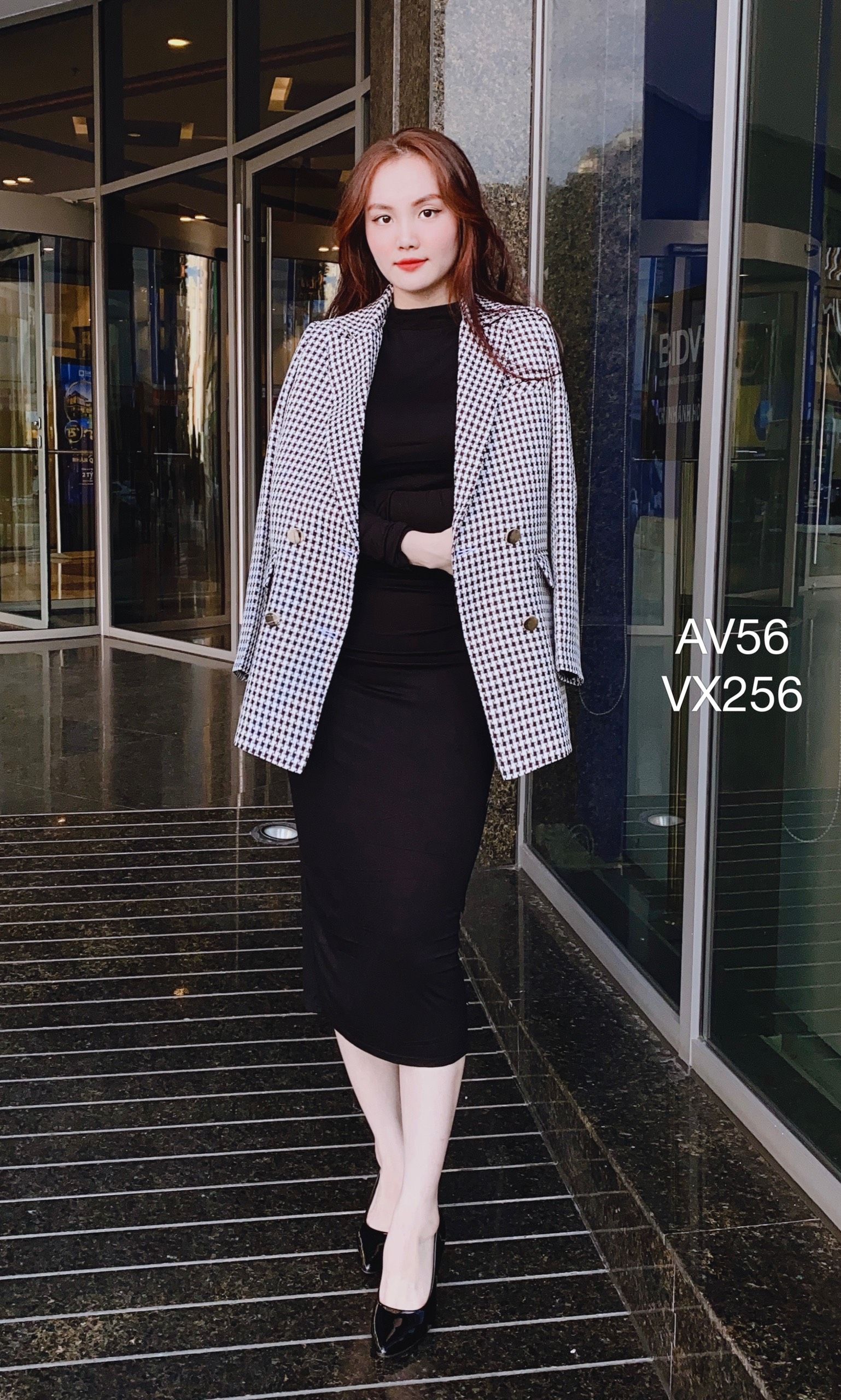 AV56 áo dạ baler rích rắc