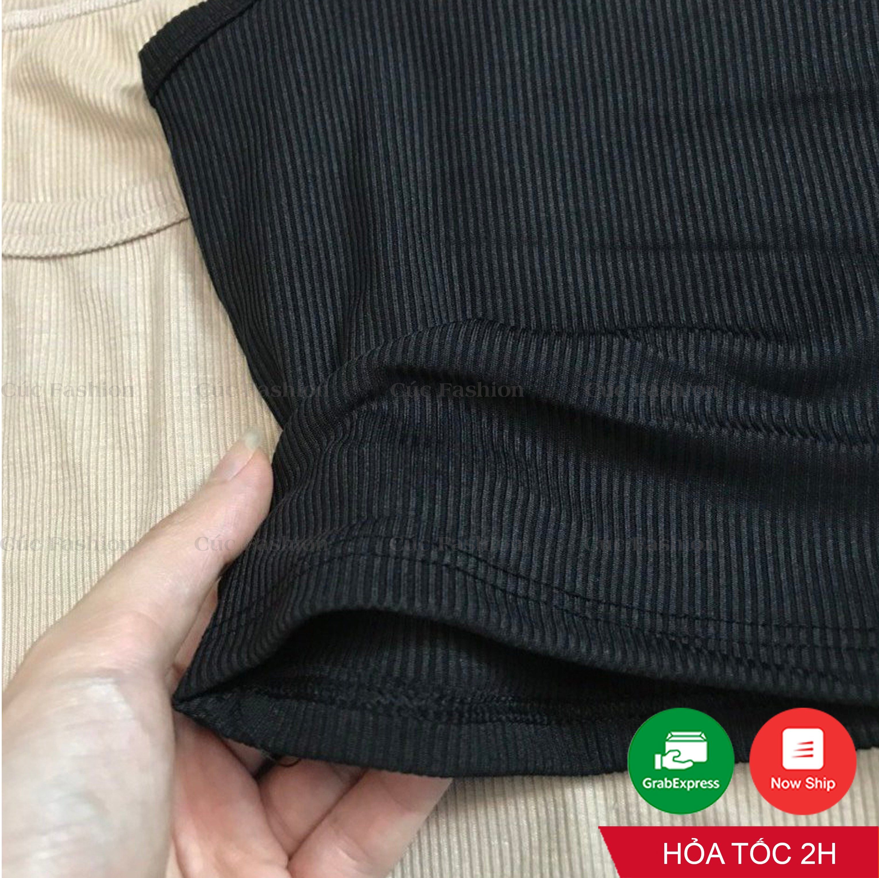 A018 áo balo croptop thun tăm