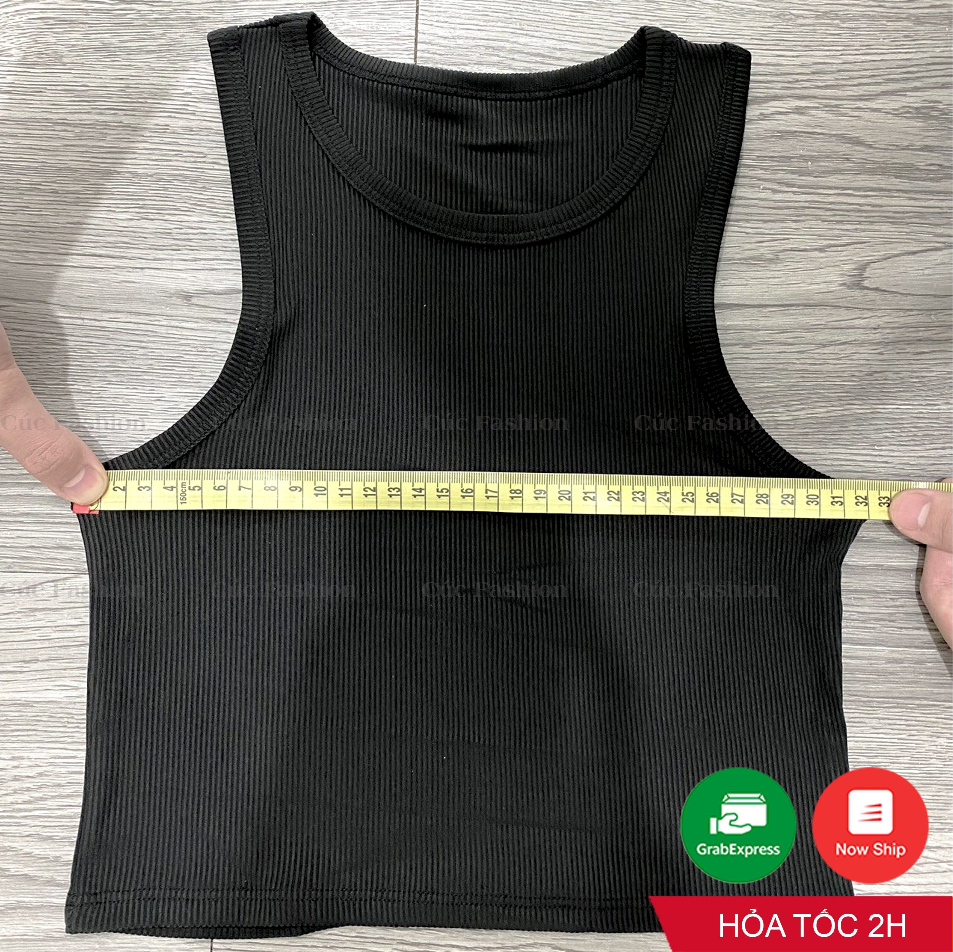 A018 áo balo croptop thun tăm