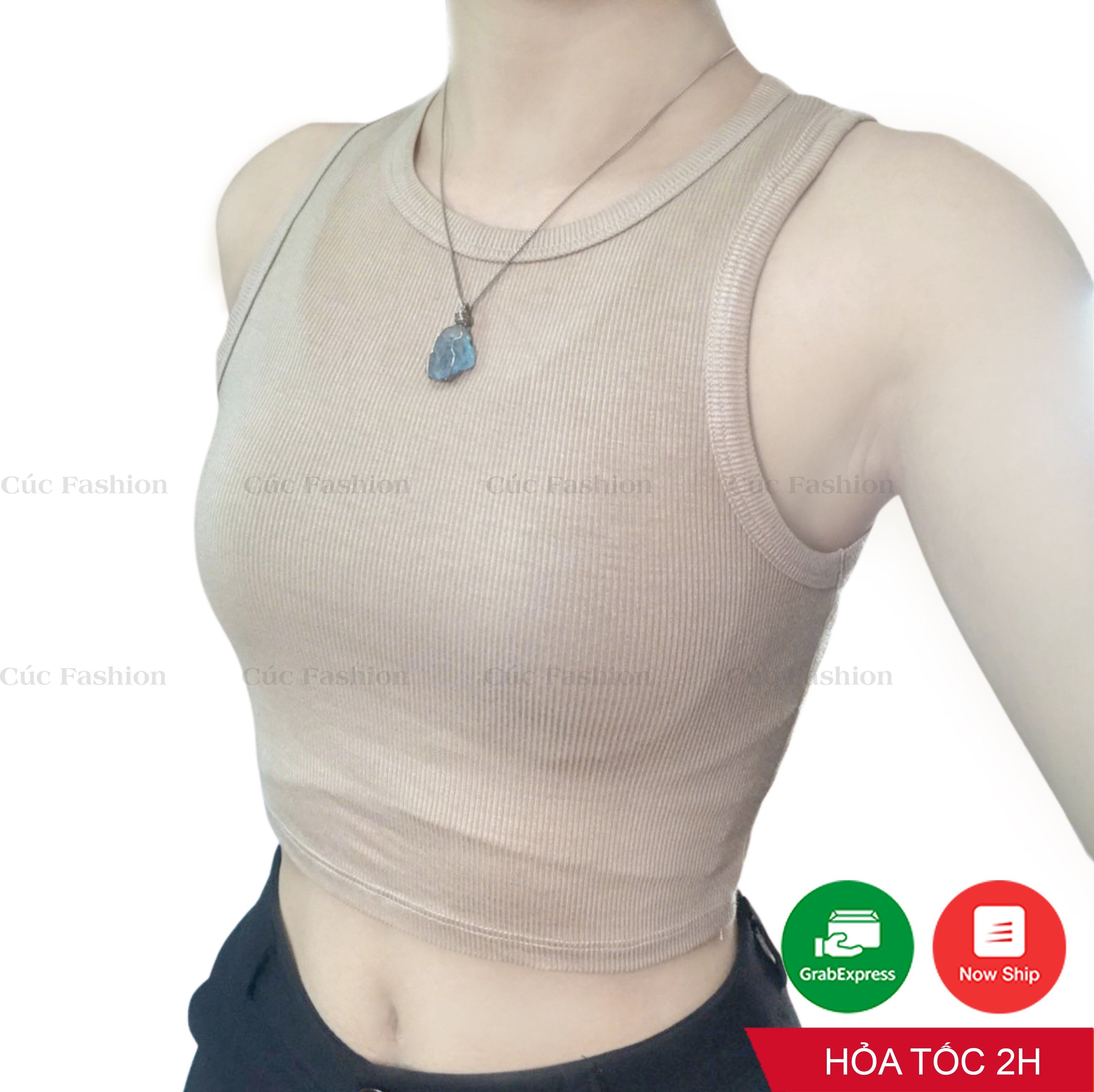 A018 áo balo croptop thun tăm