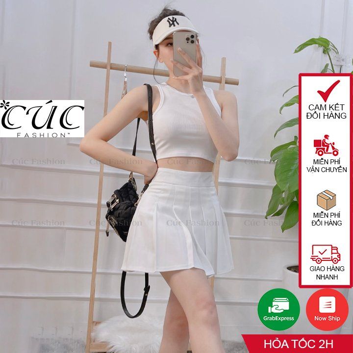 CV806 Chân váy tennis xếp ly ngắn
