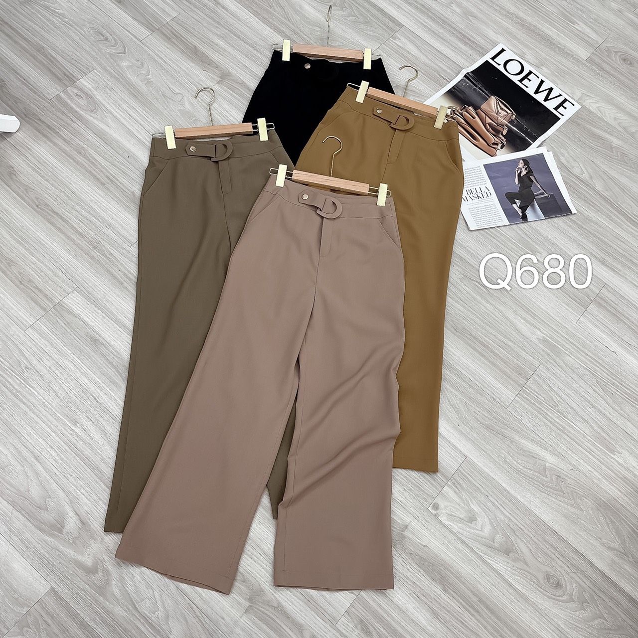 Q680 quần xuông cạp D