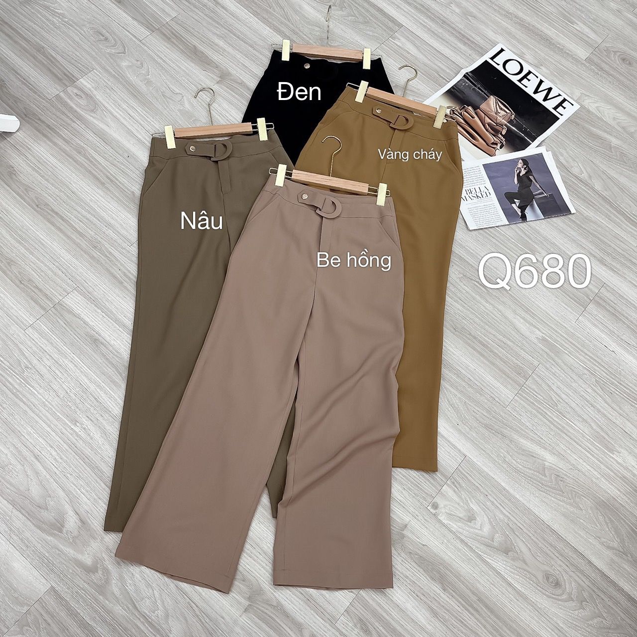Q680 quần xuông cạp D