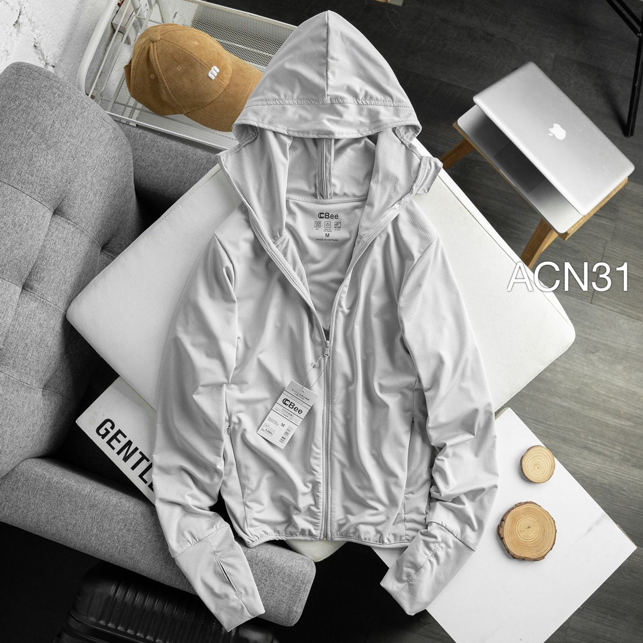 ACN31 áo chống nắng Bee - Xám - M