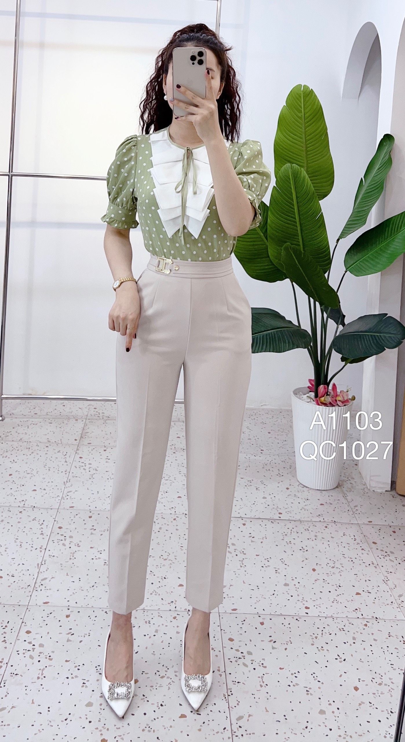 QC1027 QUẦN QC móc CC đá