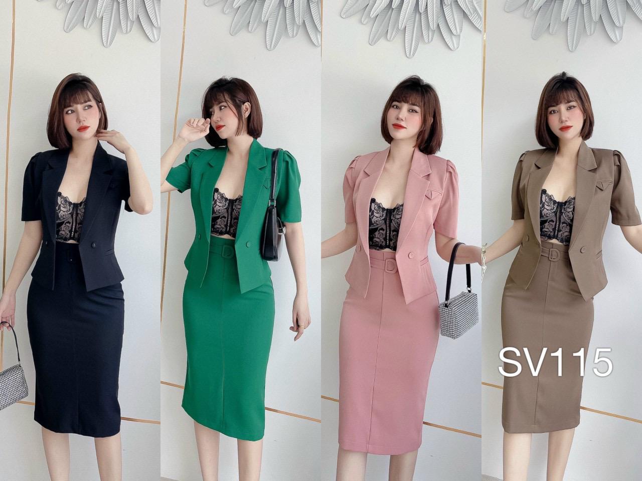 Set chân váy Lovito túi giả màu trơn thường ngày cho nữ L71ED253 (Áo khoác/ Chân  váy/ Bộ) | Shopee Việt Nam