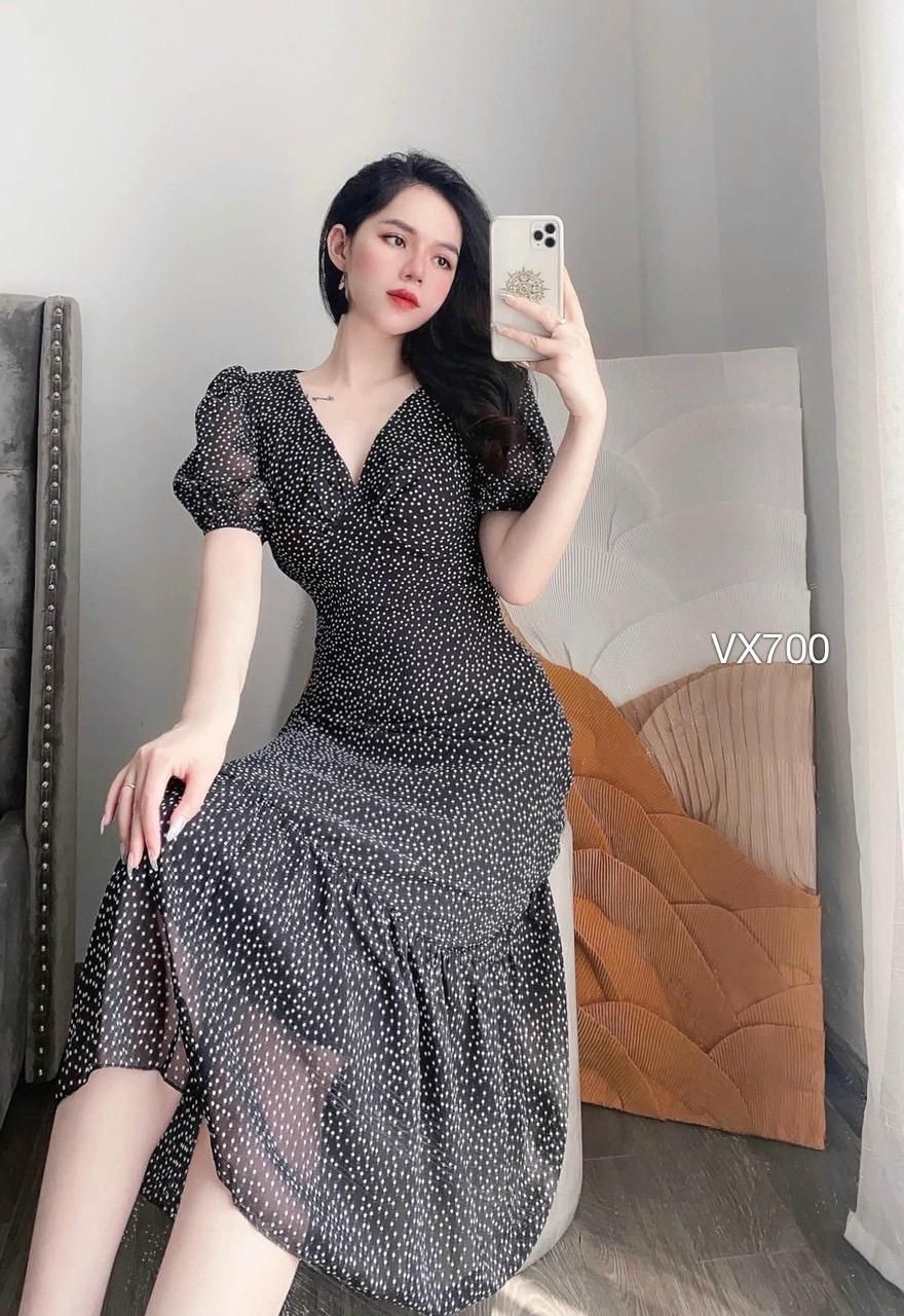 20 Mẫu váy chấm bi vintage cực xinh nàng không nên bỏ lỡ – Cardina