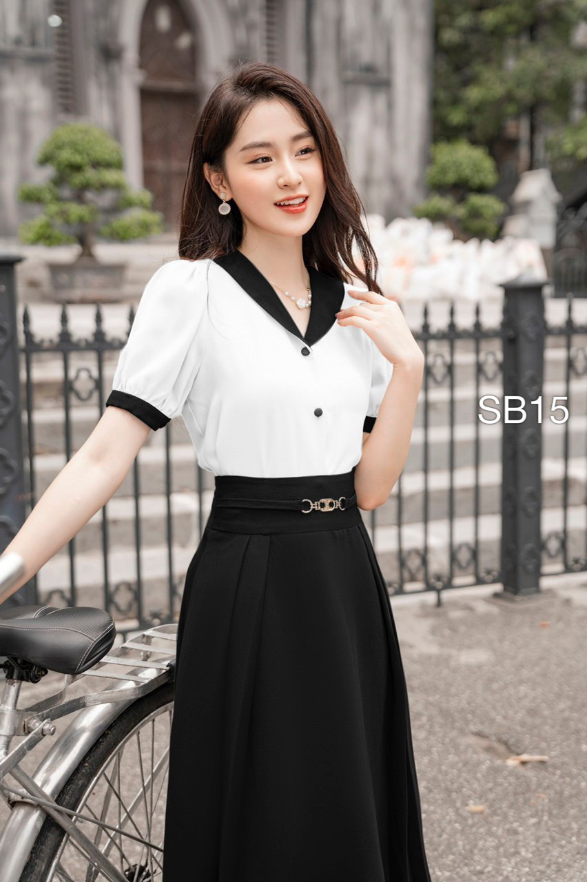 SB15 set cổ phối cv xòe