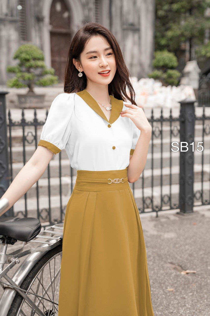 SB15 set cổ phối cv xòe