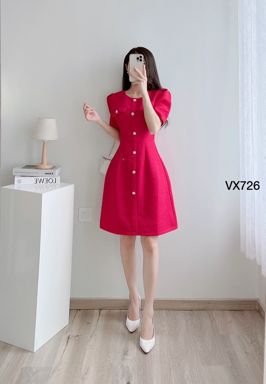VX726 váy dạ 2 lớp
