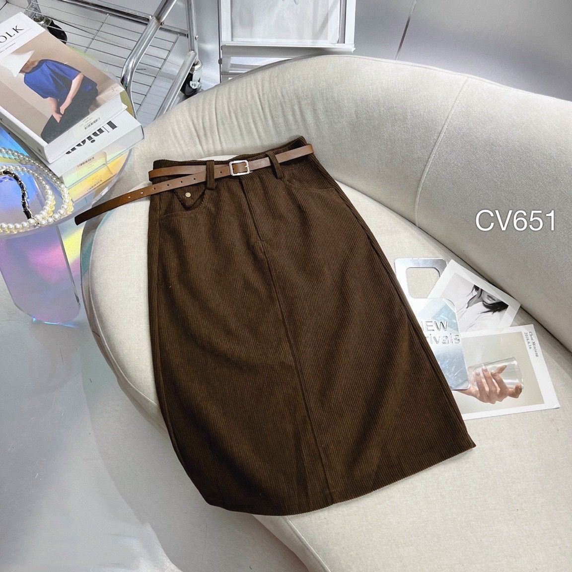 CV651 CV gân tăm túi nhọn