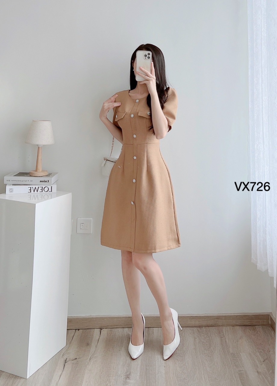 VX726 váy dạ 2 lớp
