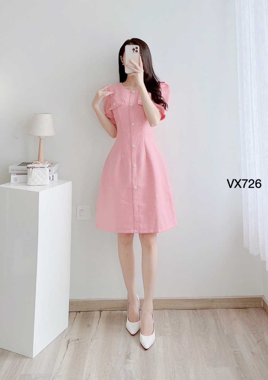VX726 váy dạ 2 lớp