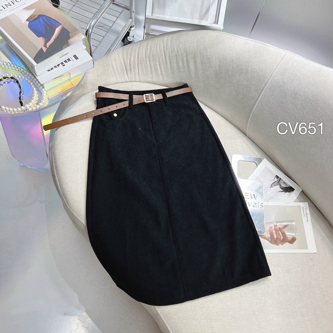 CV651 CV gân tăm túi nhọn