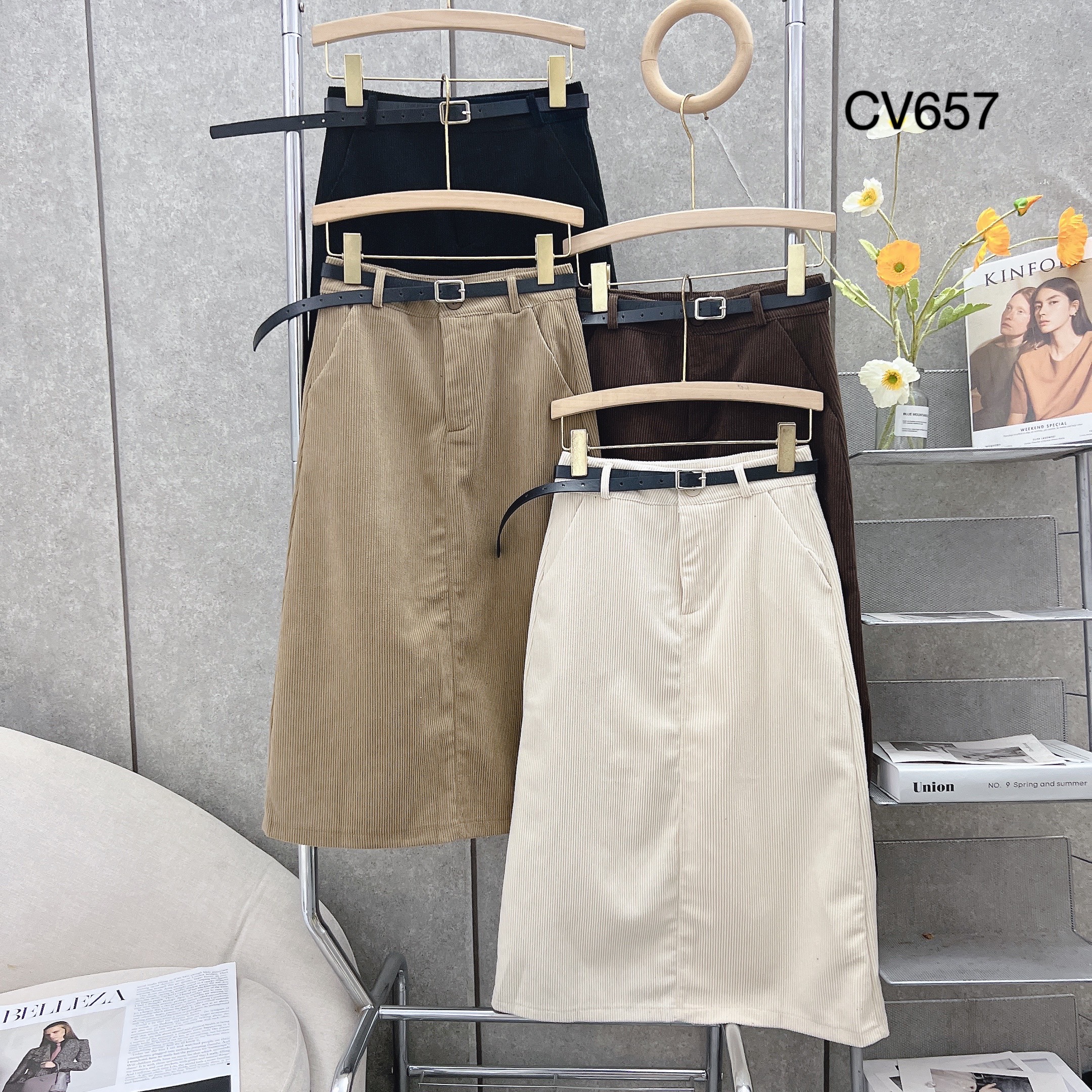 CV657 CV gân tăm trơn