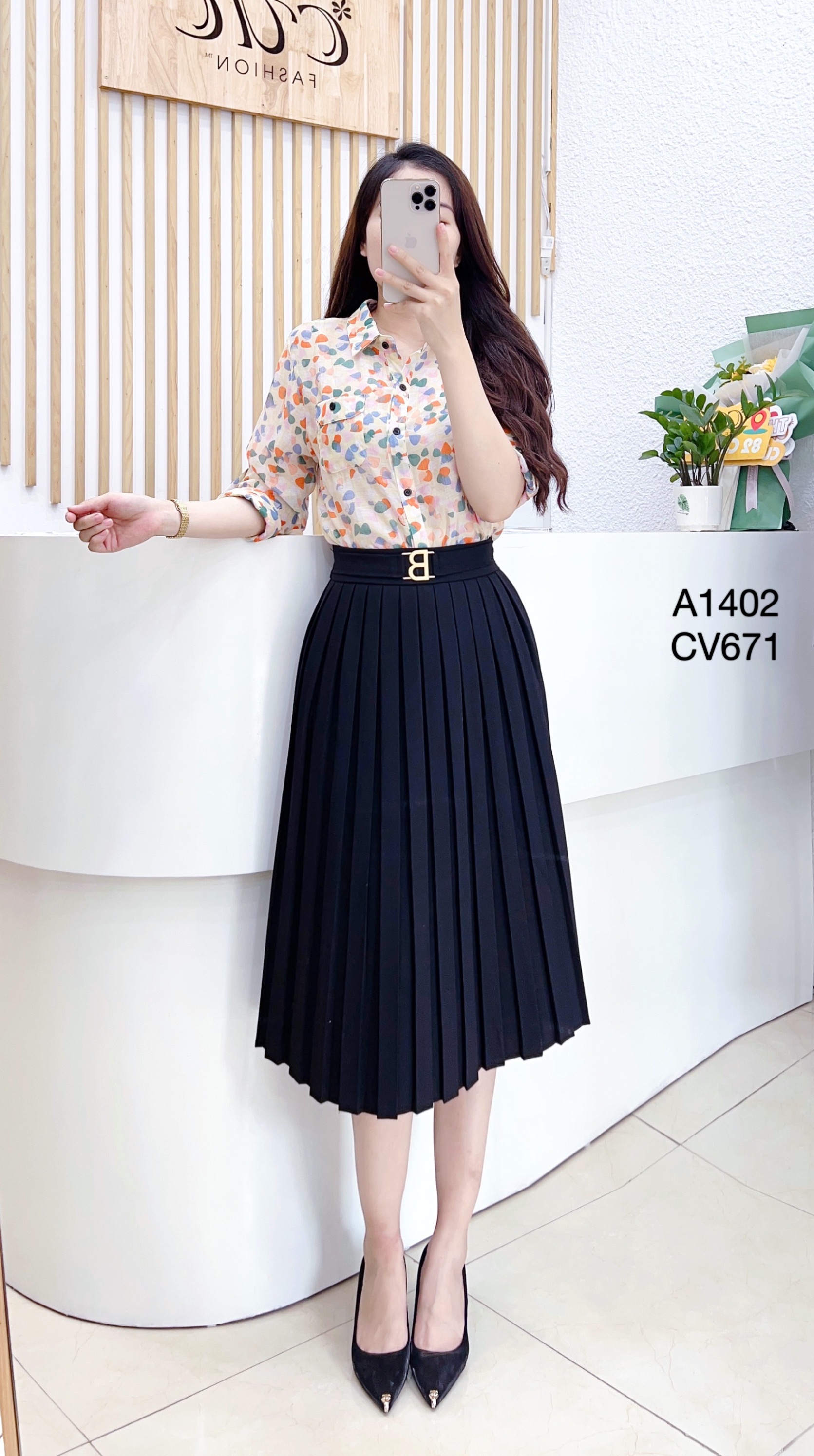 CV671 cv xếp ly đai B