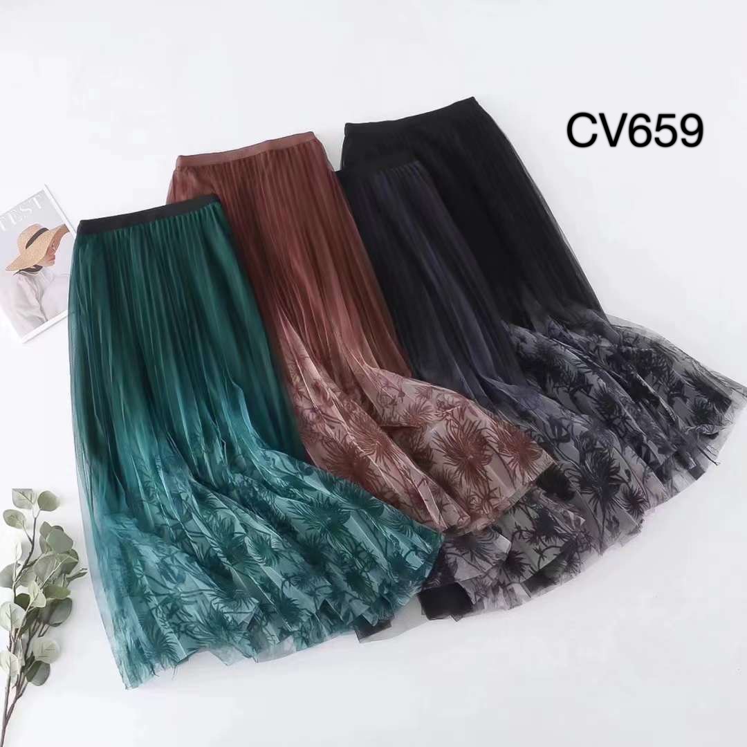 CV659 xòe ly 3D cây dừa