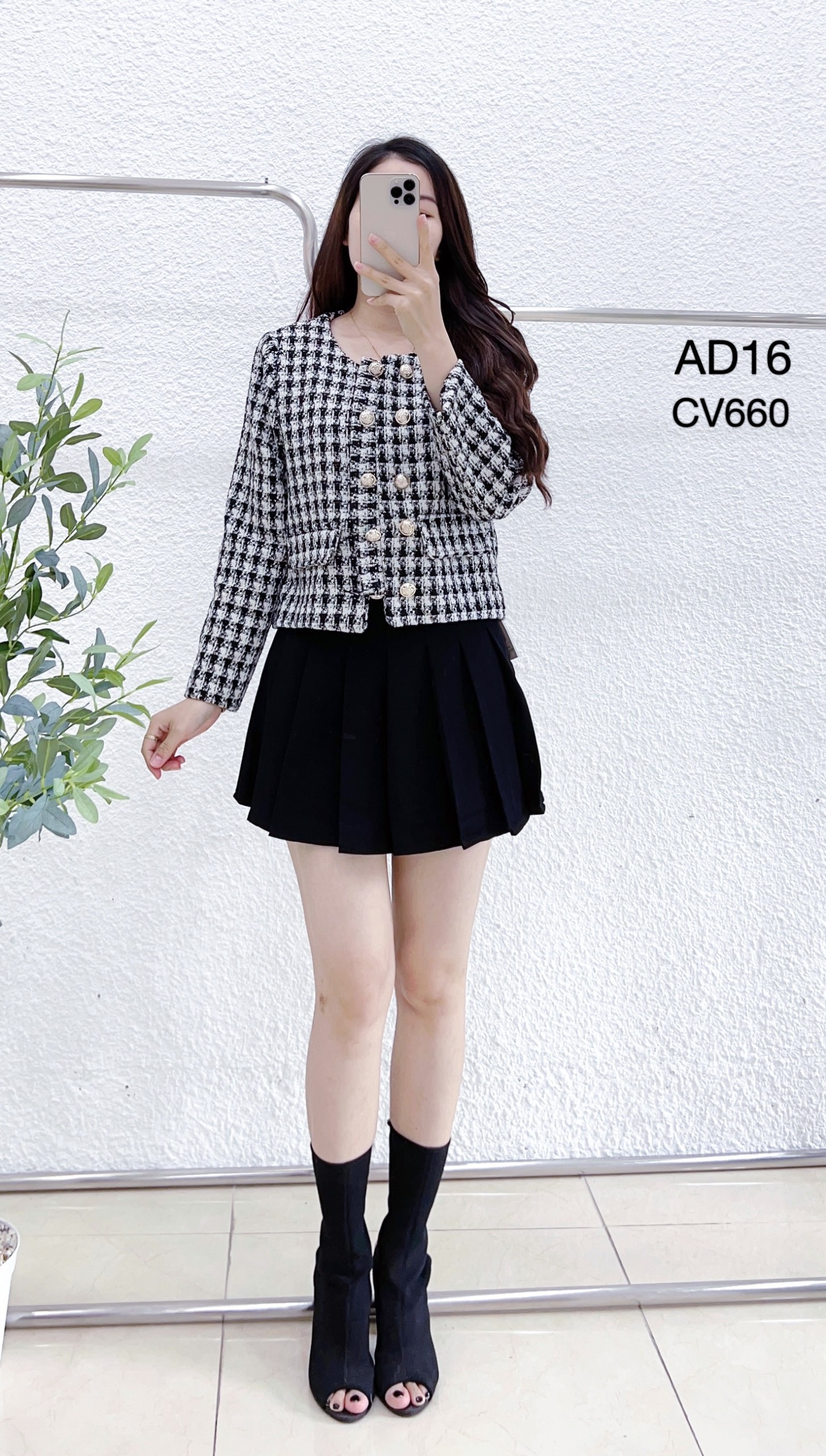 CV660 CV Xếp ly to ngắn