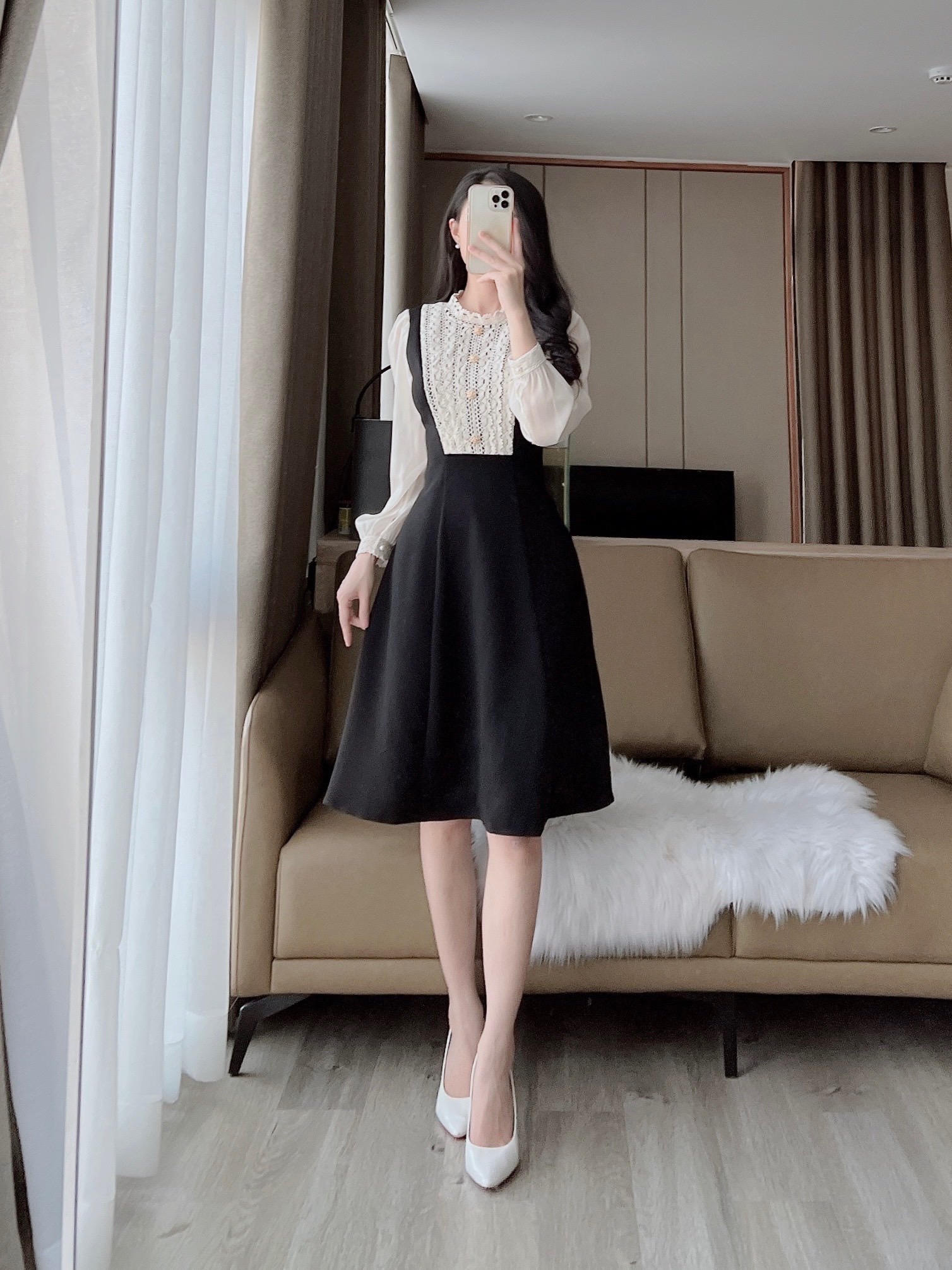 VX742 Váy giả yếm