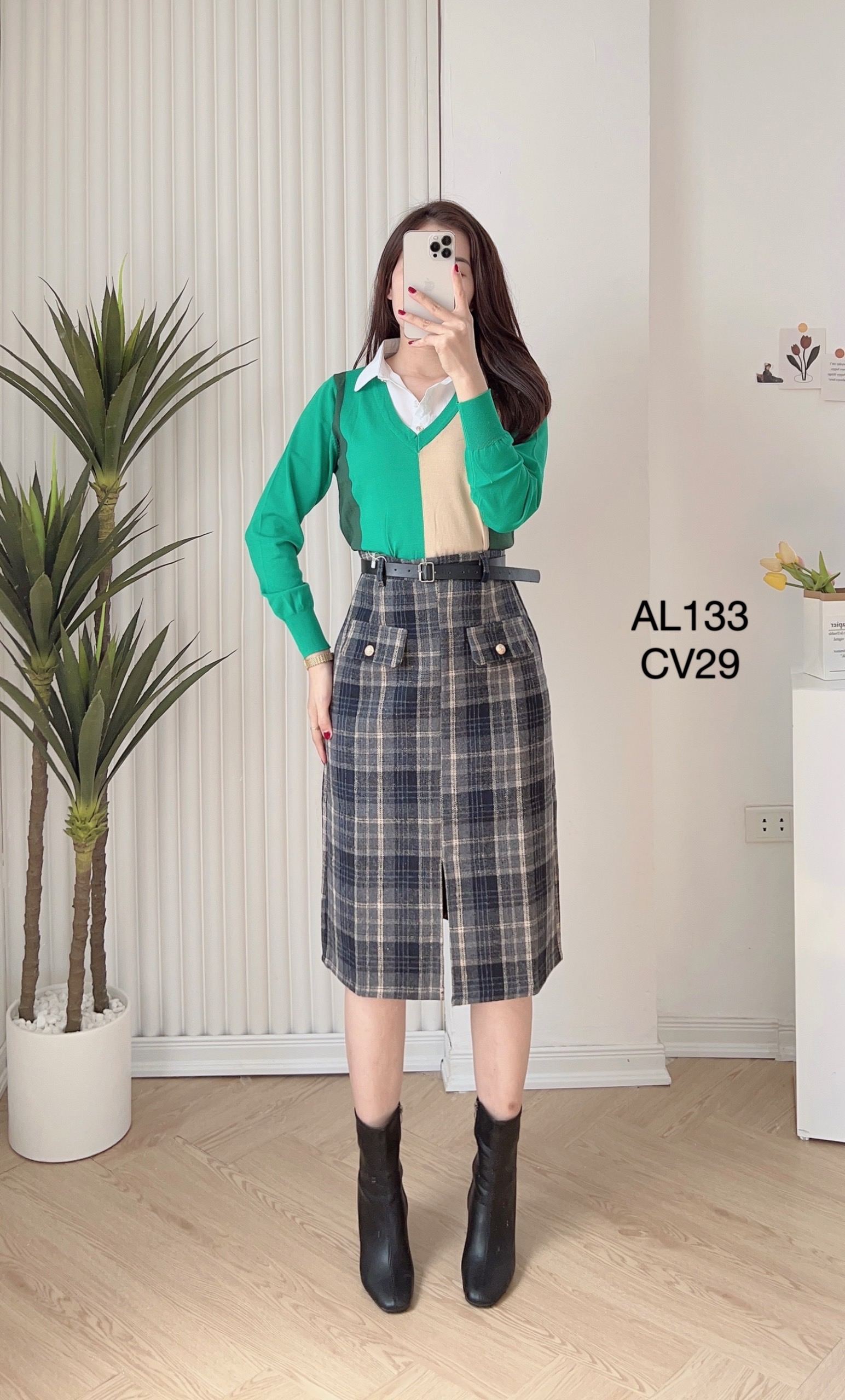 CV29 cv dạ kẻ