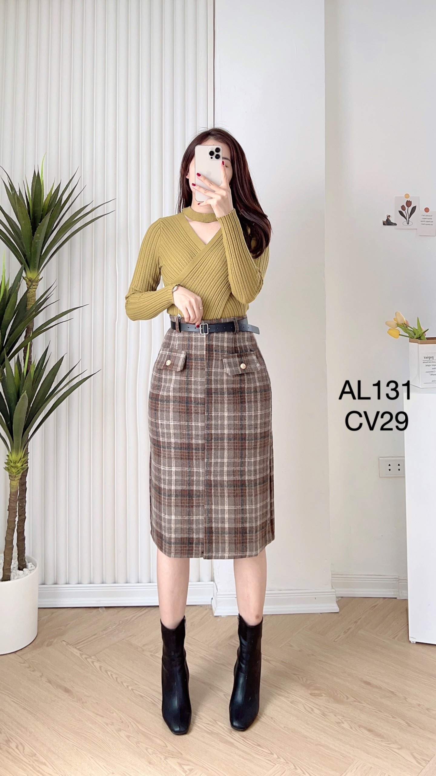 CV29 cv dạ kẻ