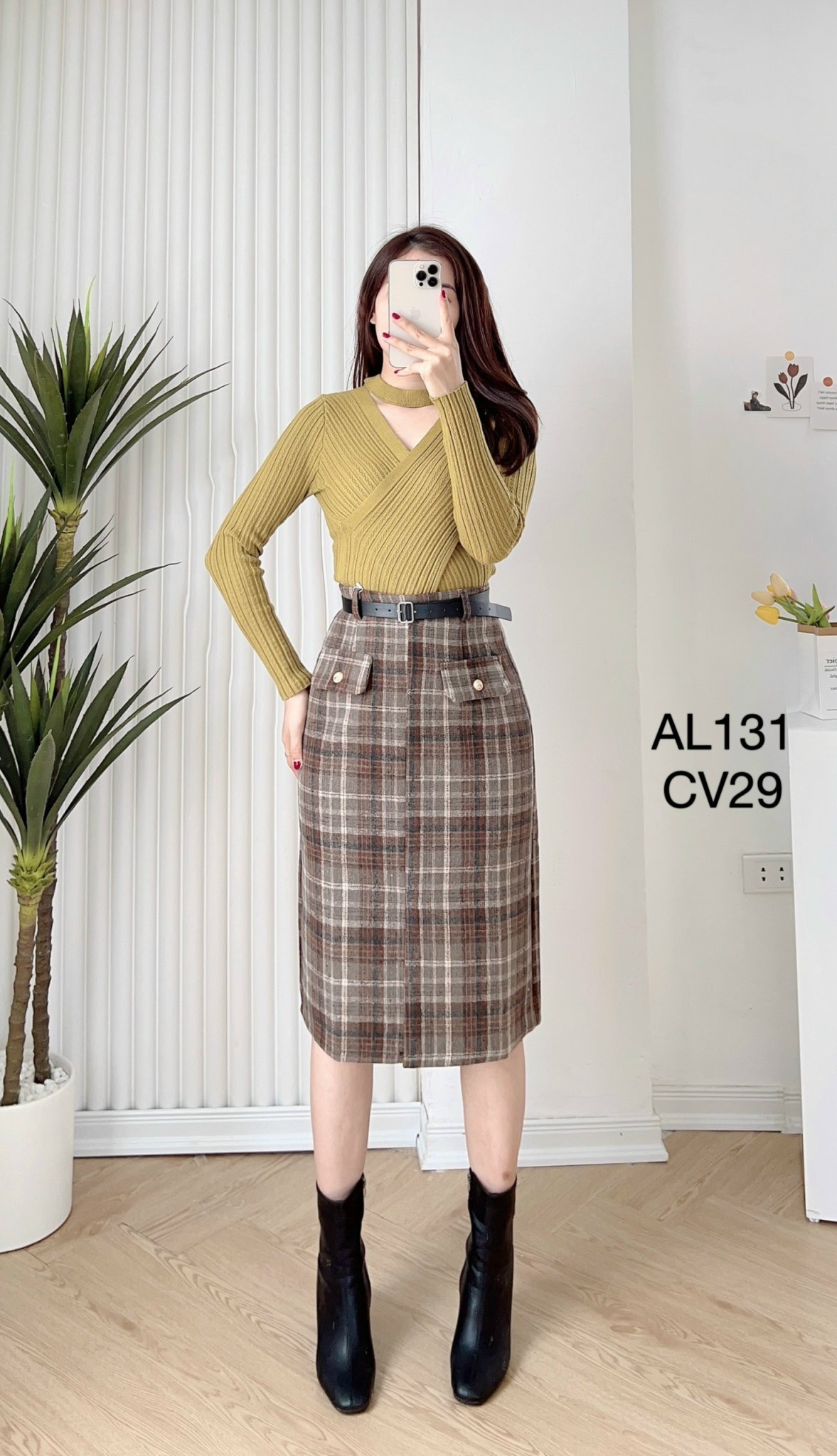 CV29 cv dạ kẻ