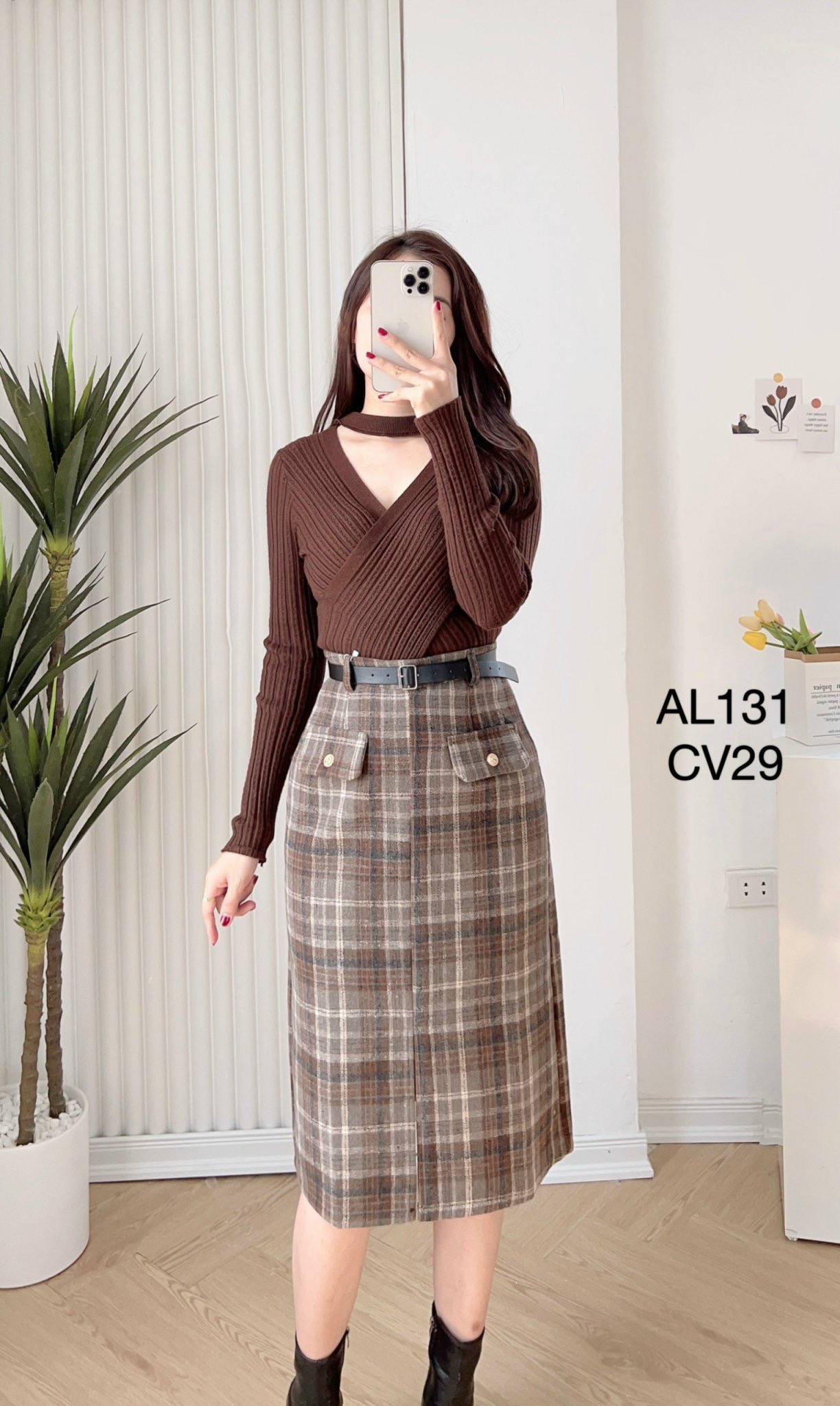 CV29 cv dạ kẻ