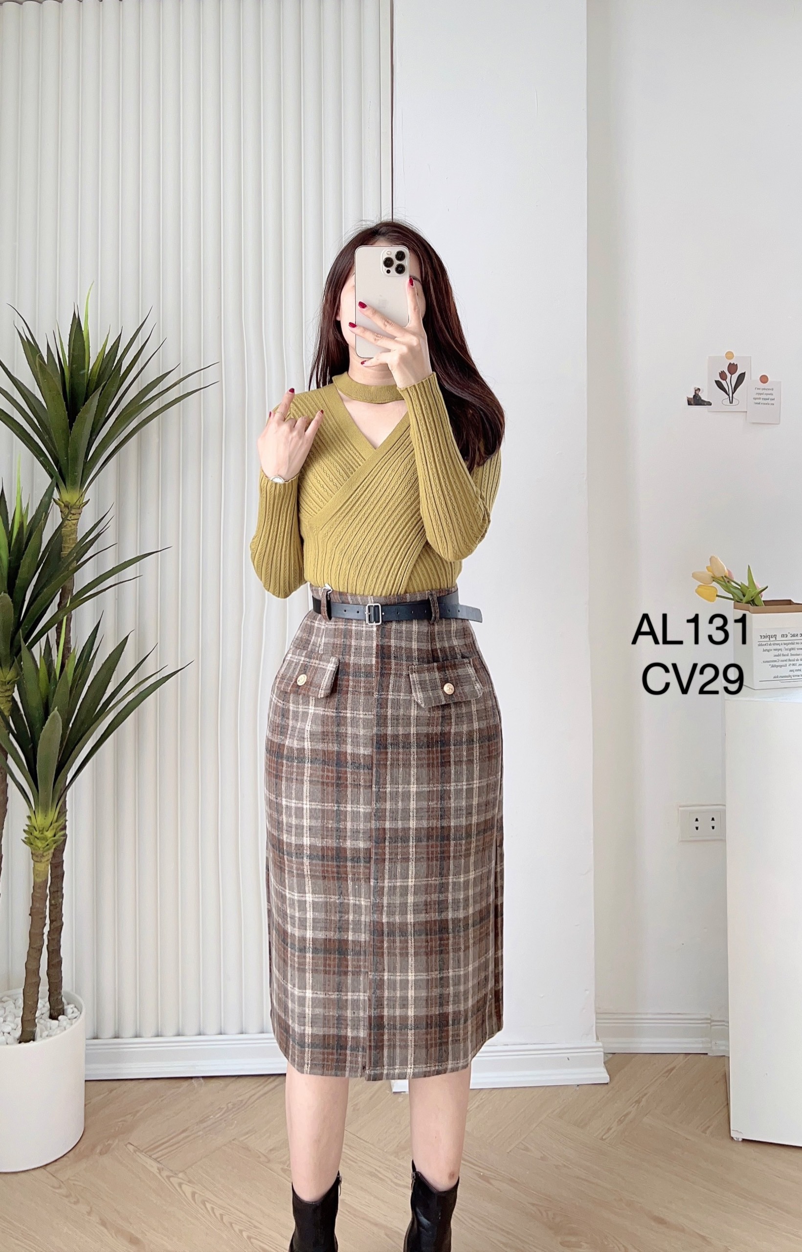 CV29 cv dạ kẻ