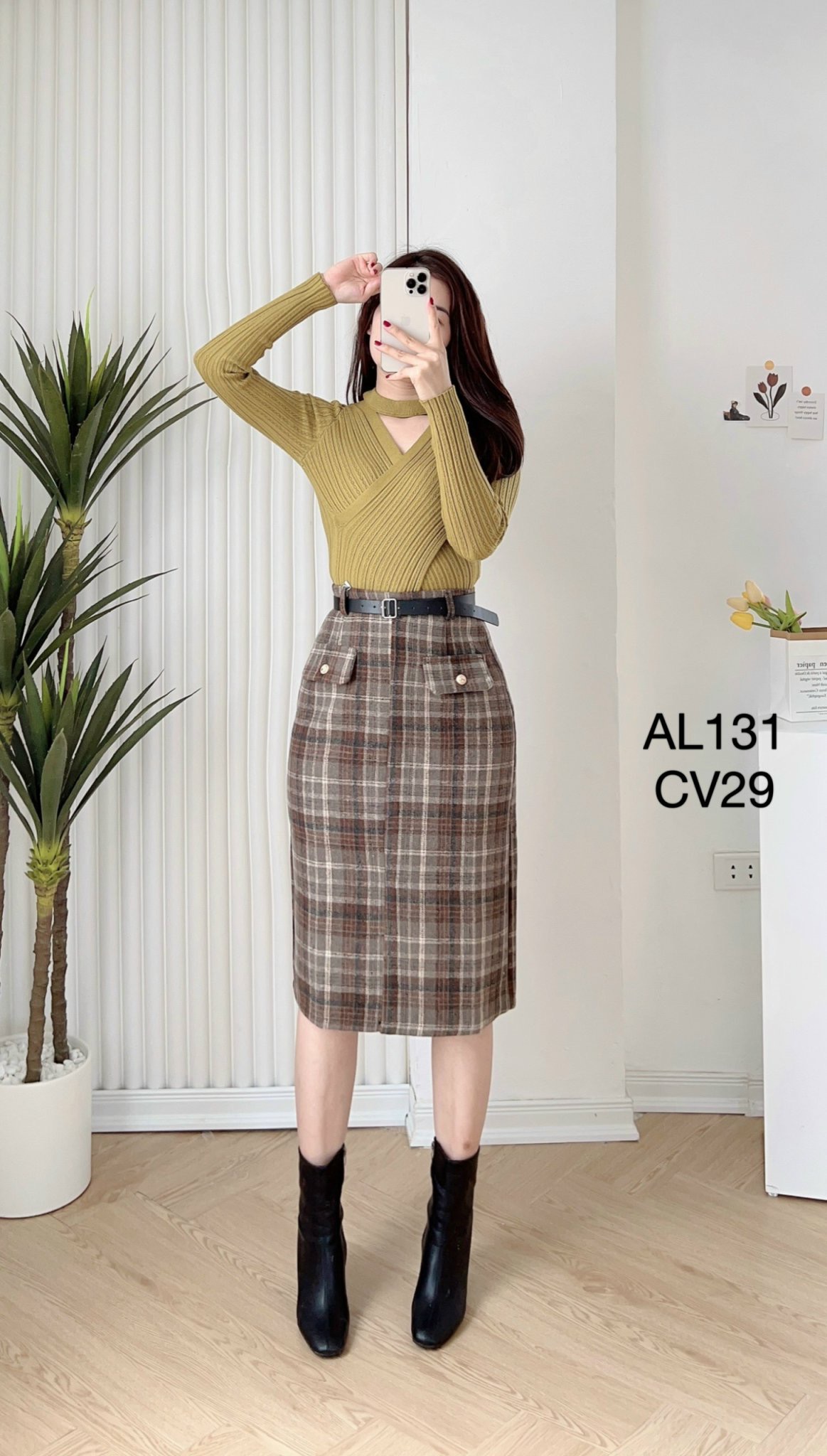 CV29 cv dạ kẻ