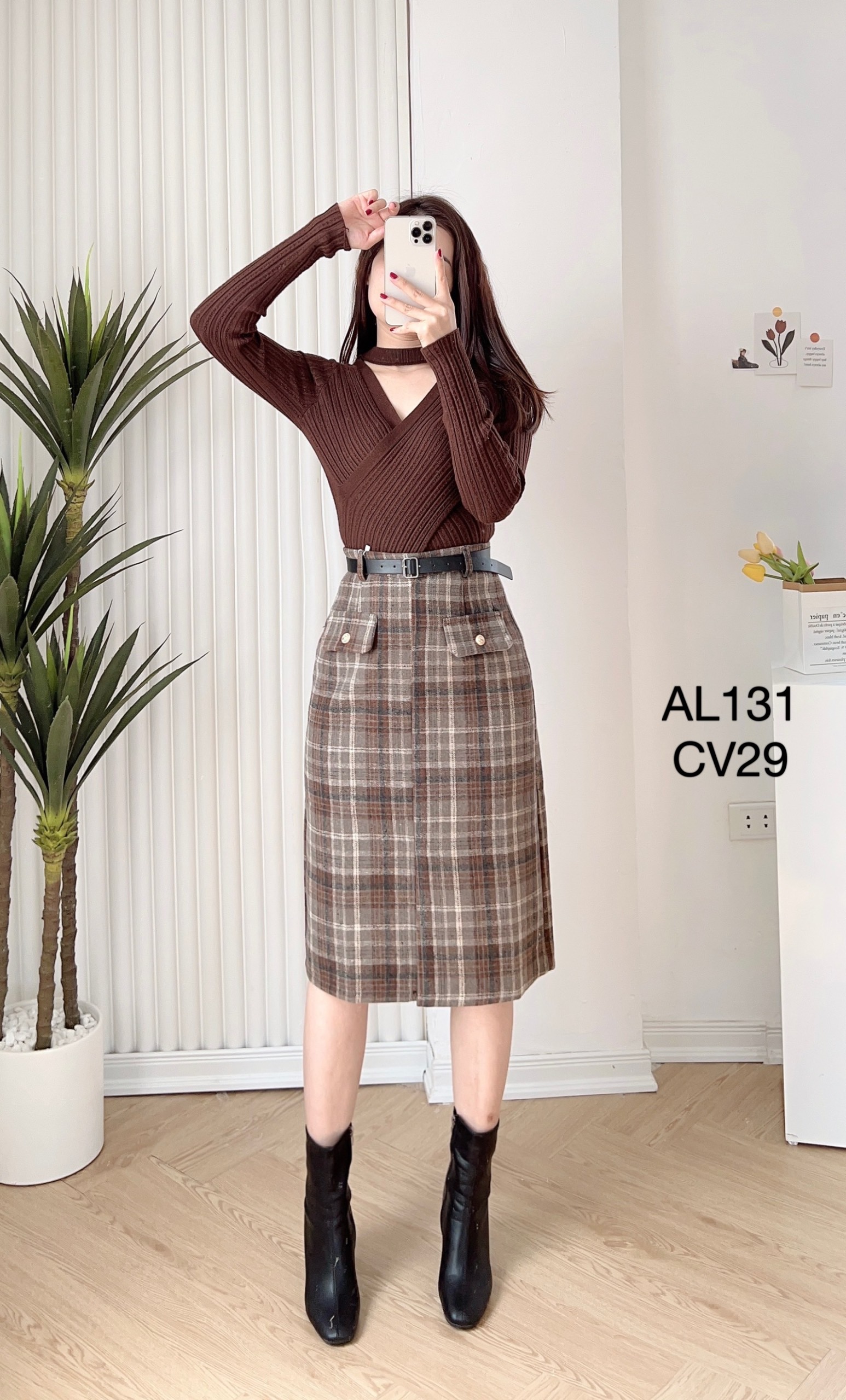 CV29 cv dạ kẻ