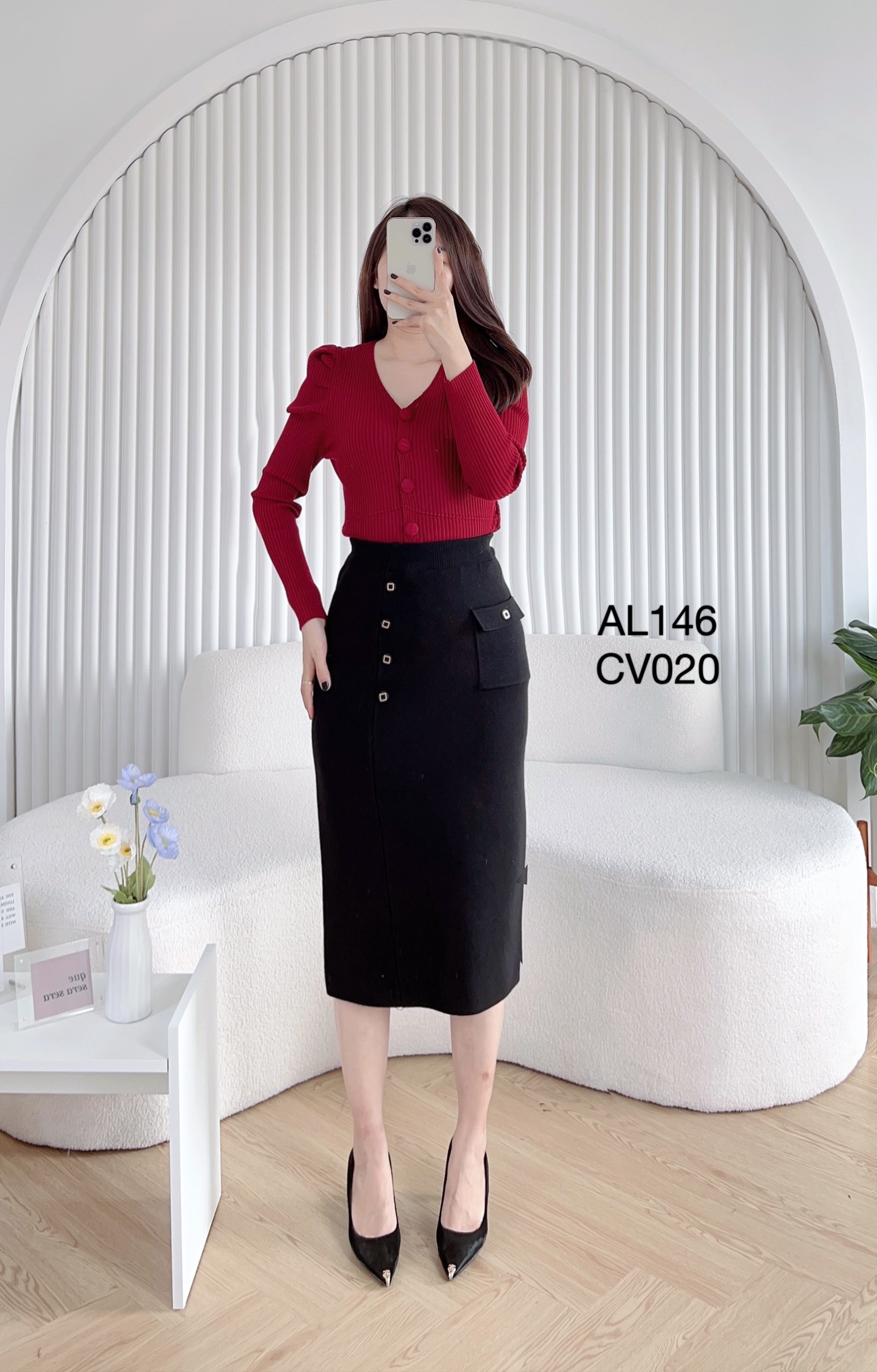 CV020 CV Len cúc vuông