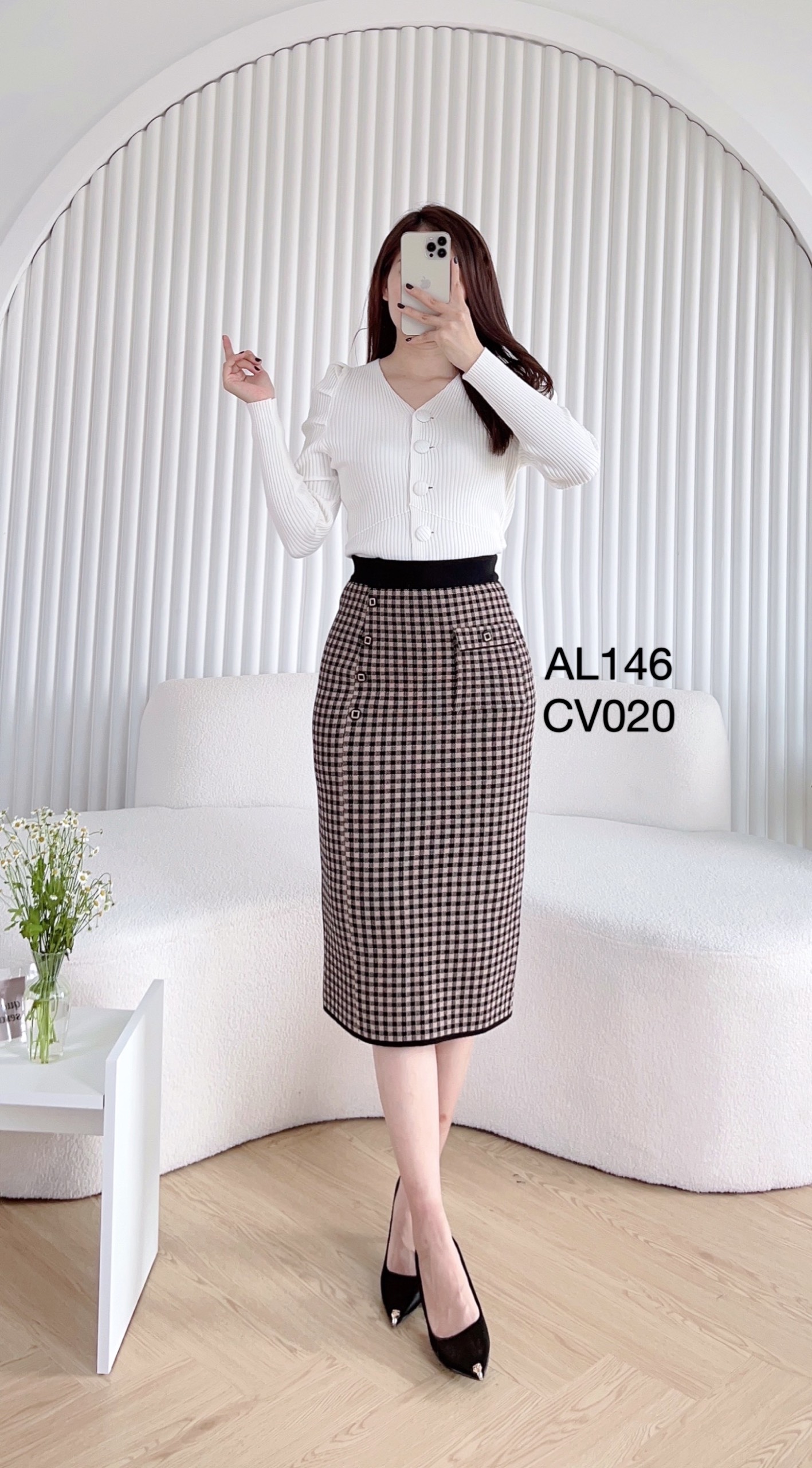 CV020 CV Len cúc vuông