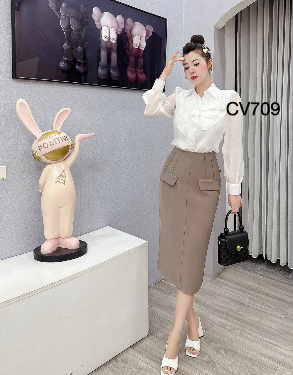 CV709 cv ly bụng lắp túi