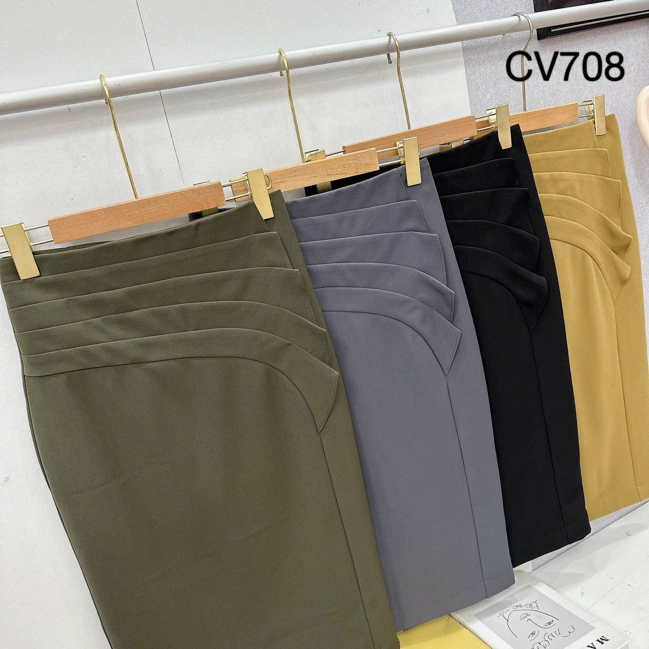 CV708 cv bút chì xếp bèo