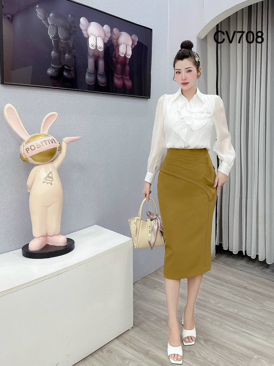 CV708 cv bút chì xếp bèo