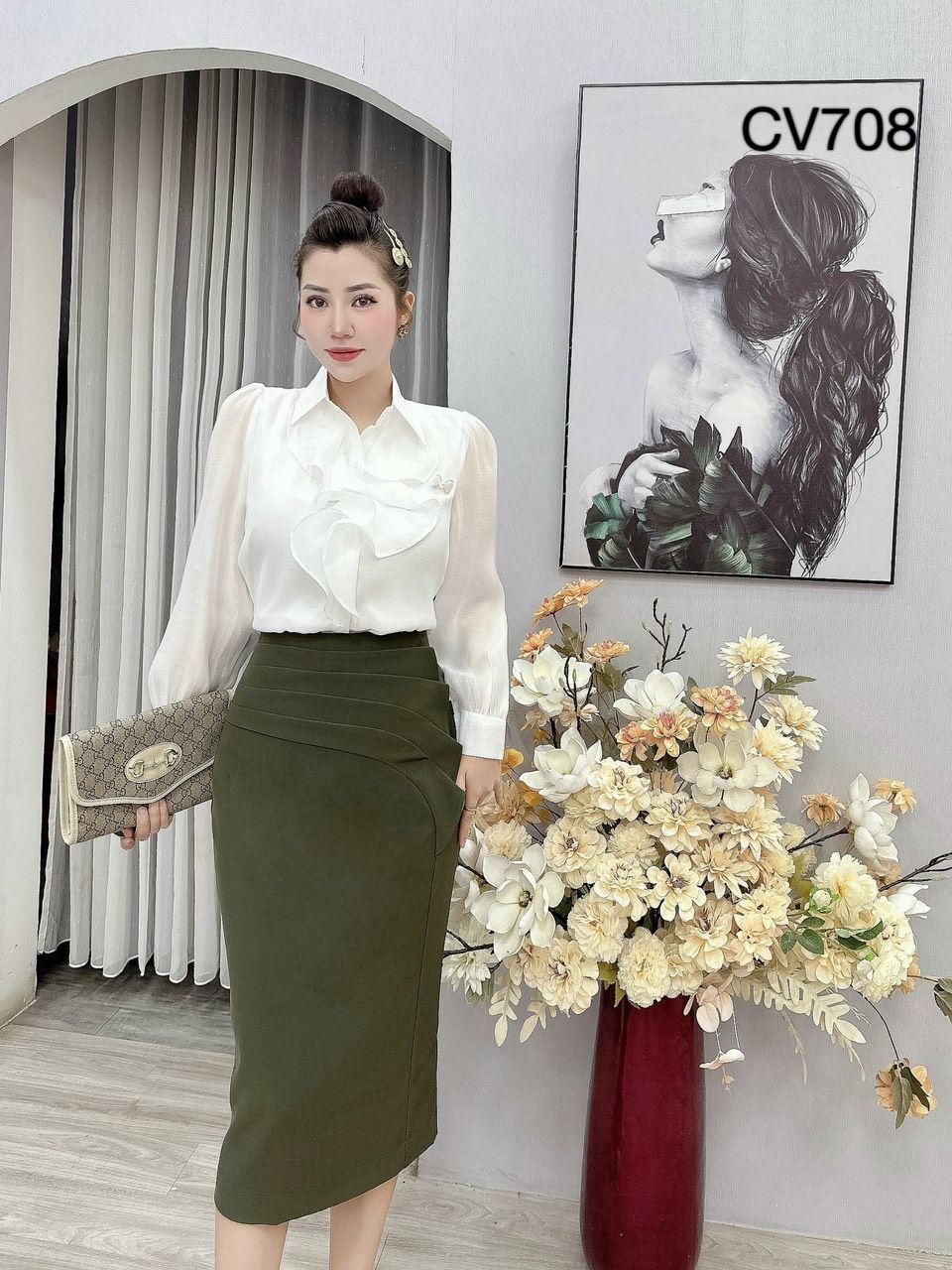 CV708 cv bút chì xếp bèo