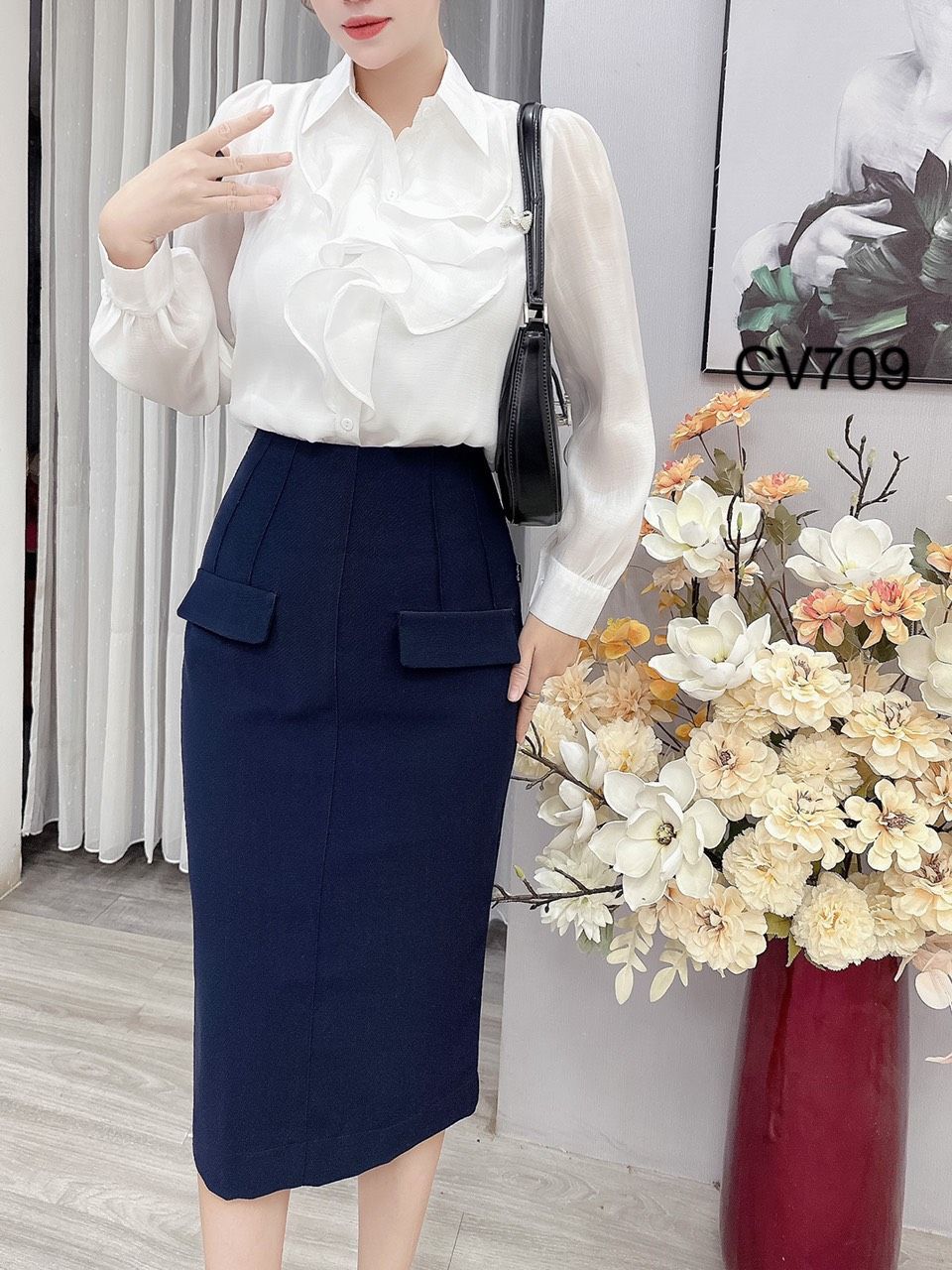 CV709 cv ly bụng lắp túi