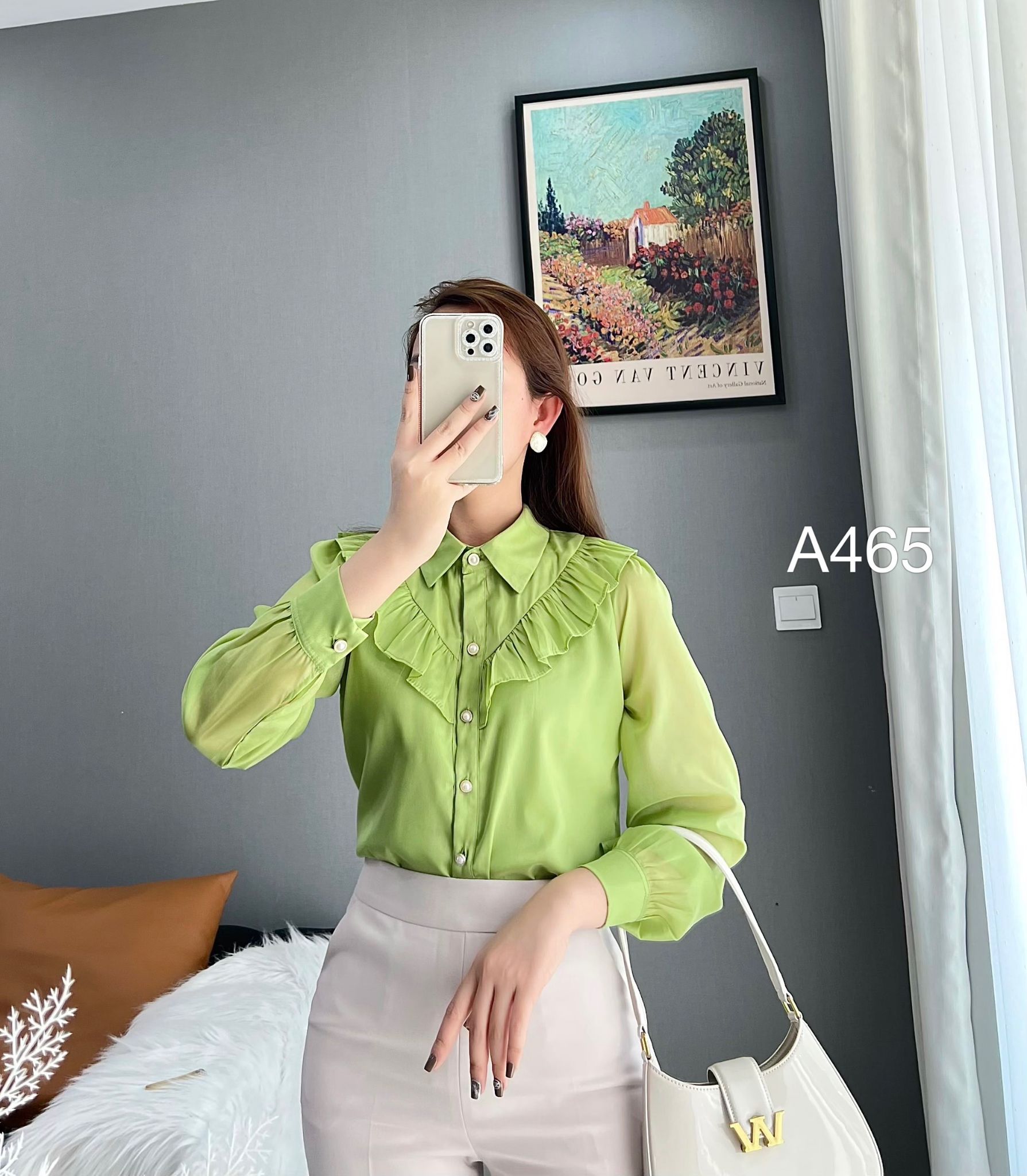 A465 Áo bèo nhọn