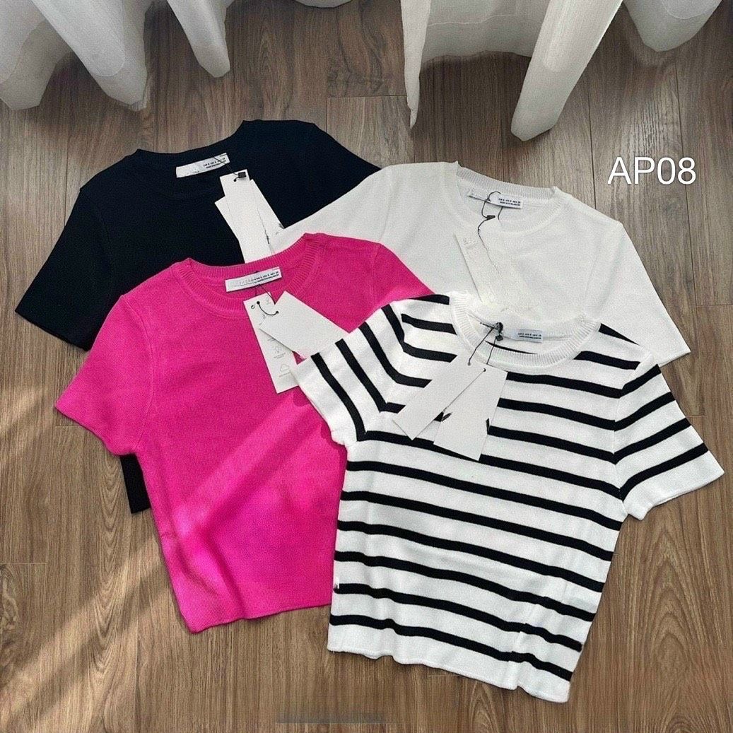 AP08 Croptop thun trơn