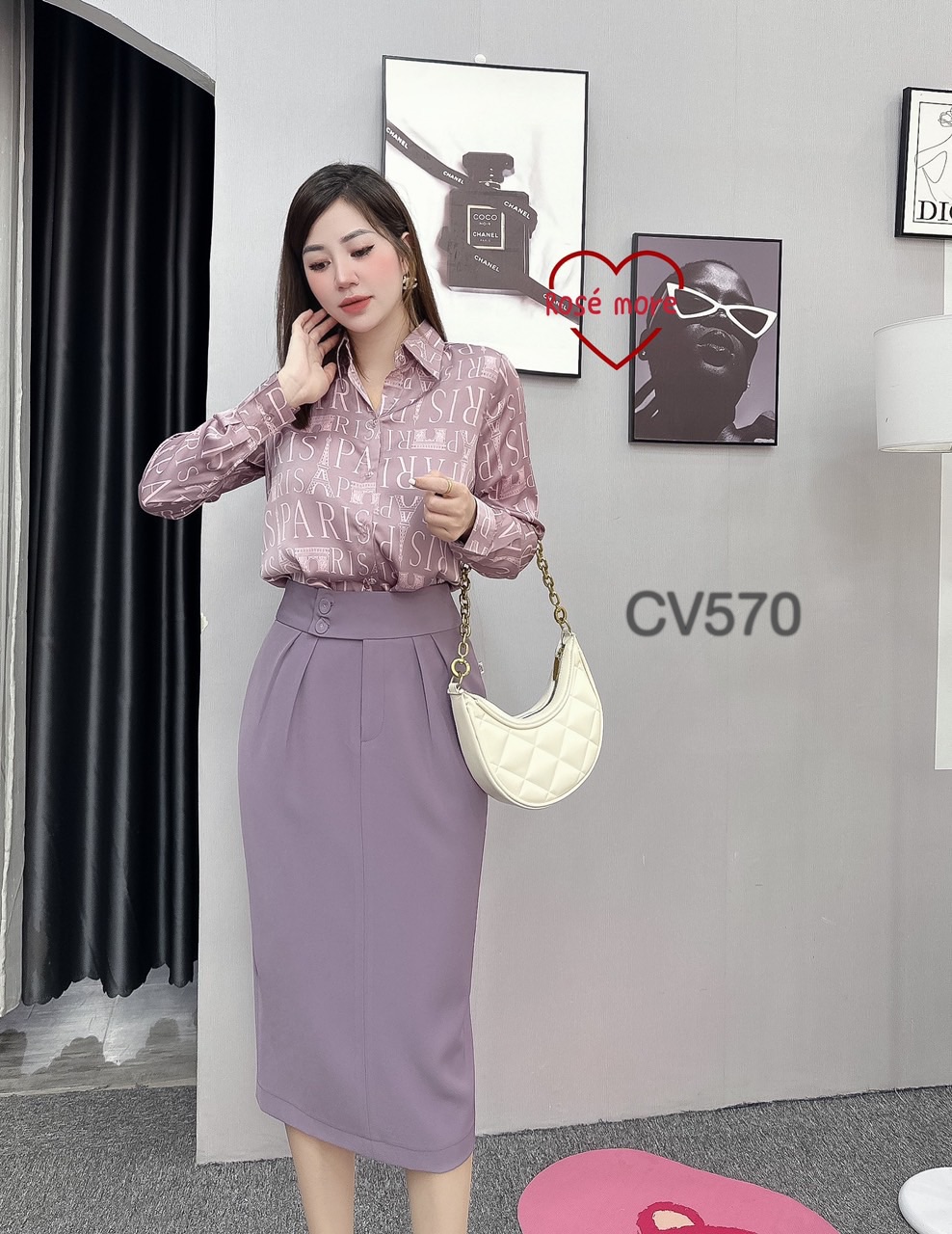 CV570 cv bút chì 2 ly e cúc
