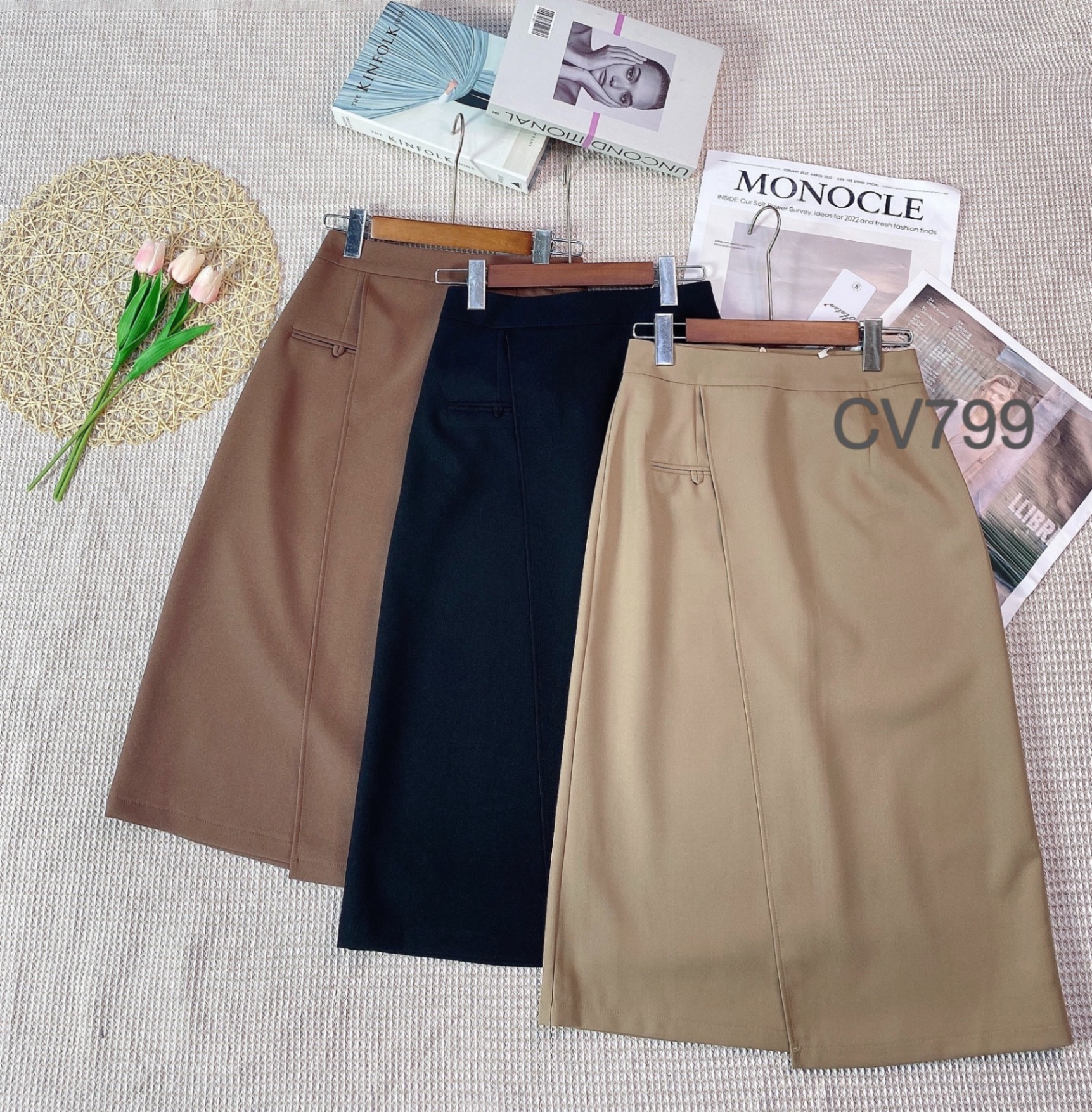 CV799 CV túi trước xẻ